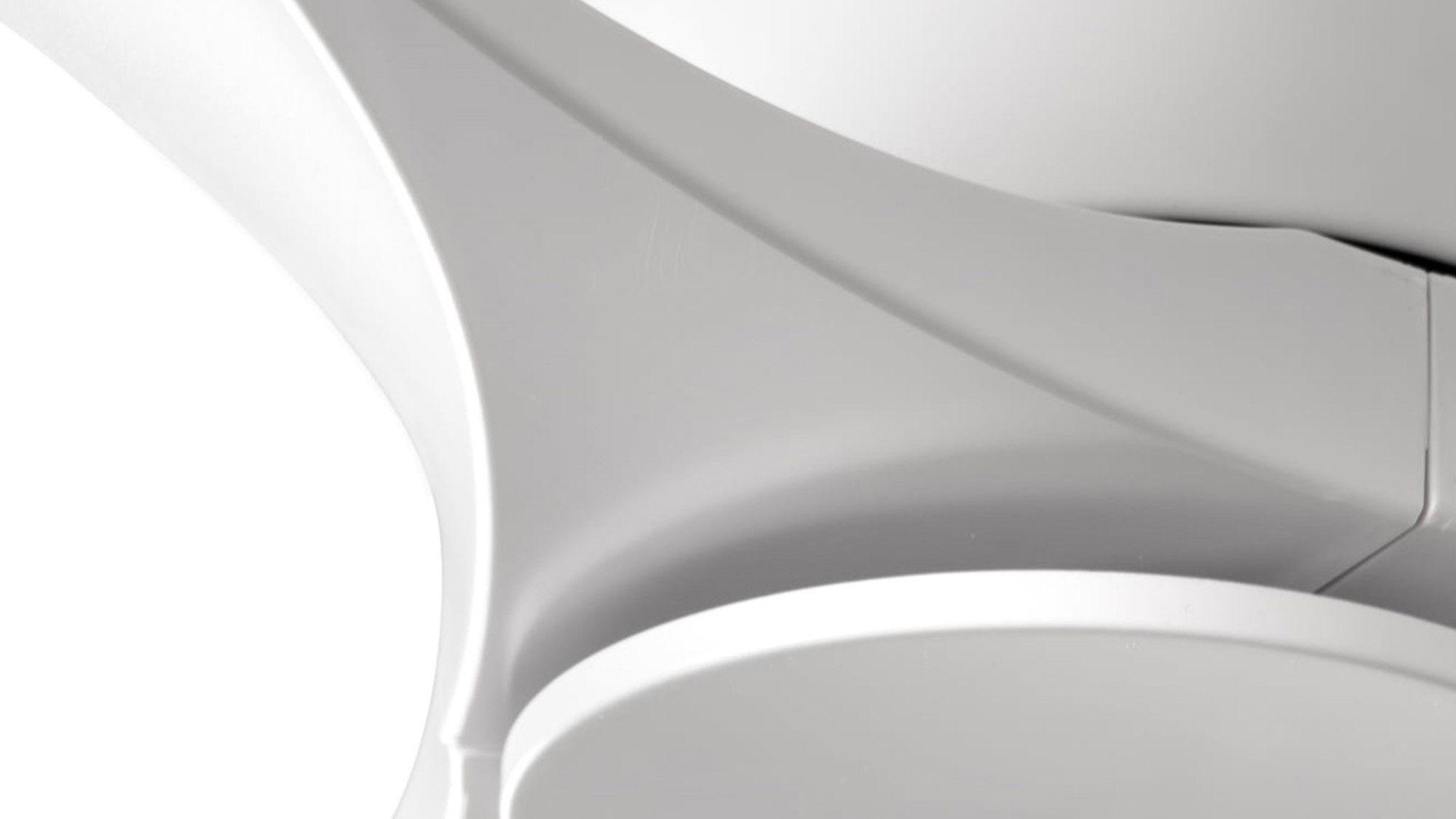 Luzon 132cm White-White Ceiling Fan with Remote Control by Faro