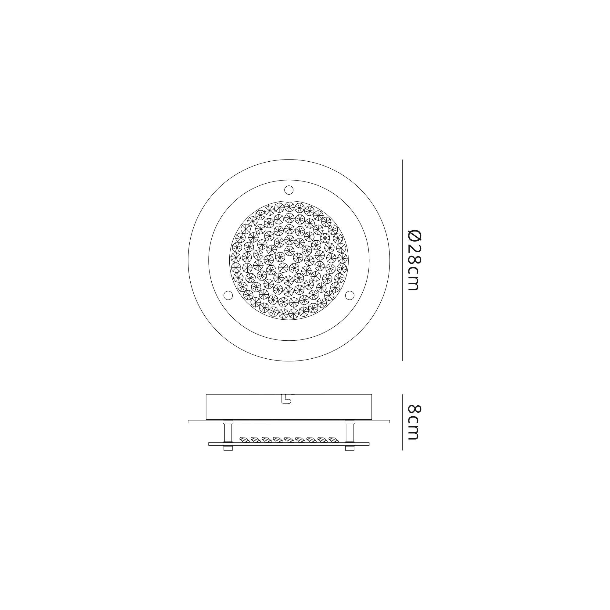 Gino Flush Ceiling