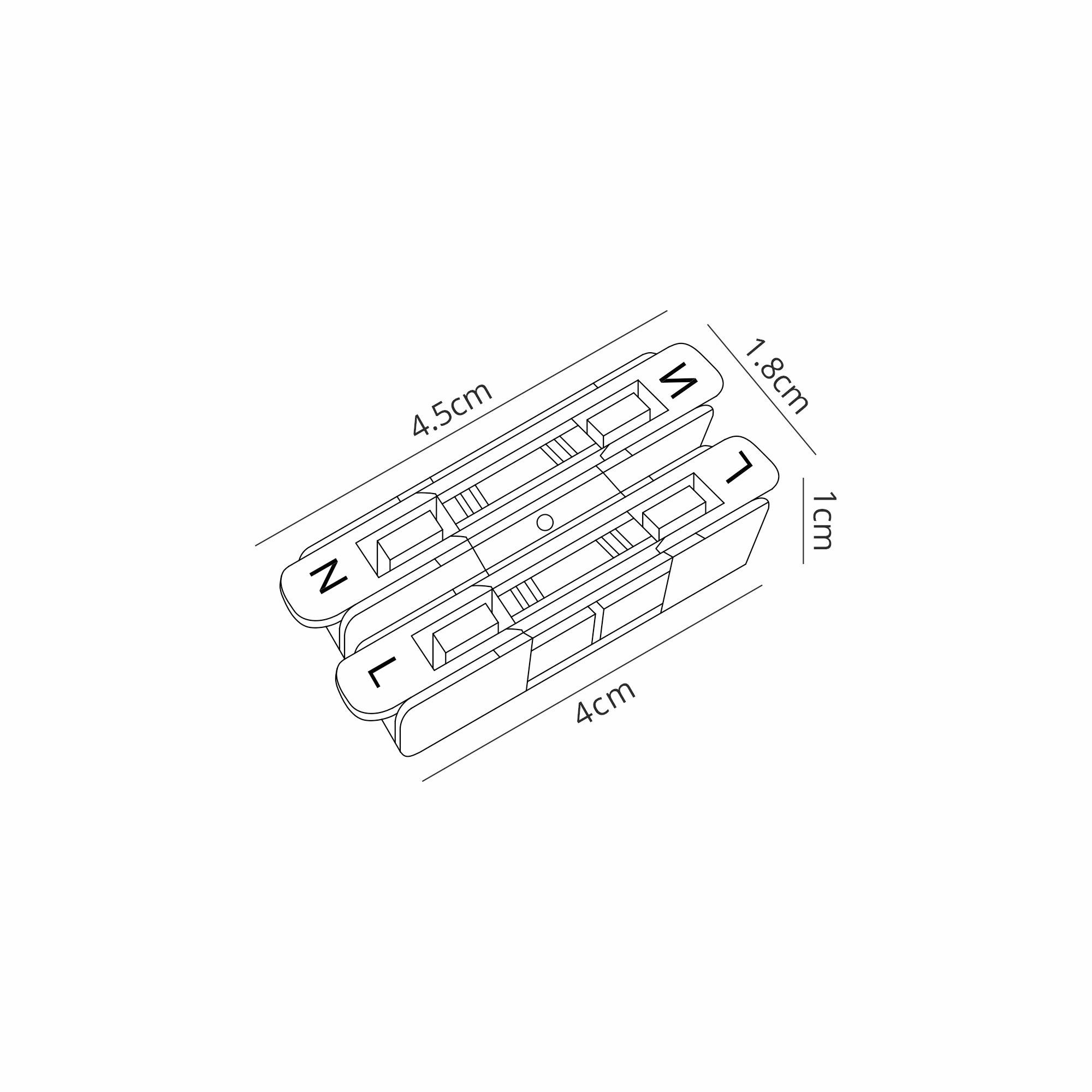 Additions 2 Circuit Inline Quick Connector Clear