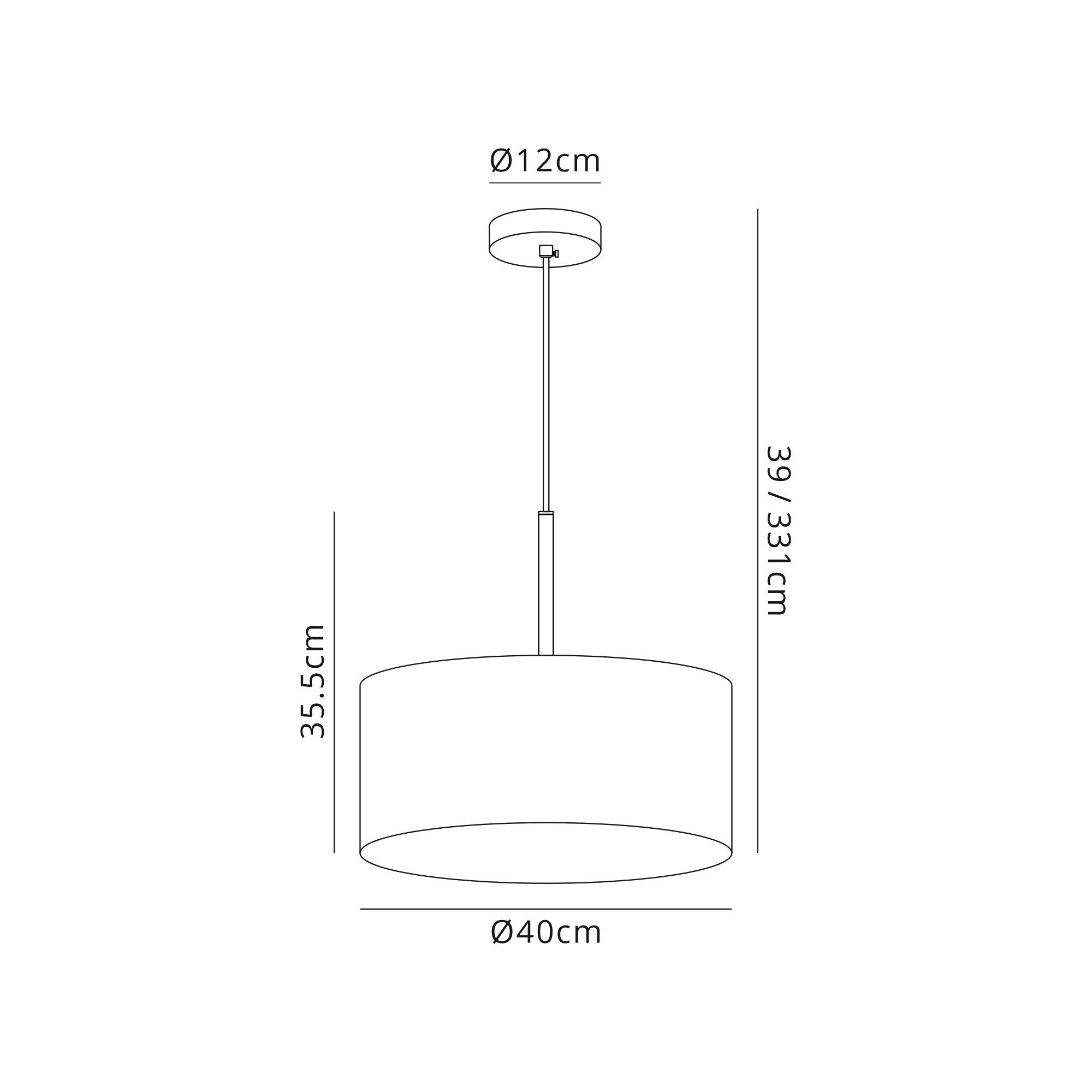 Baymont Polished Chrome  3 Light E27 Single Pendant With 40cm x 18cm Silver Leaf Shade