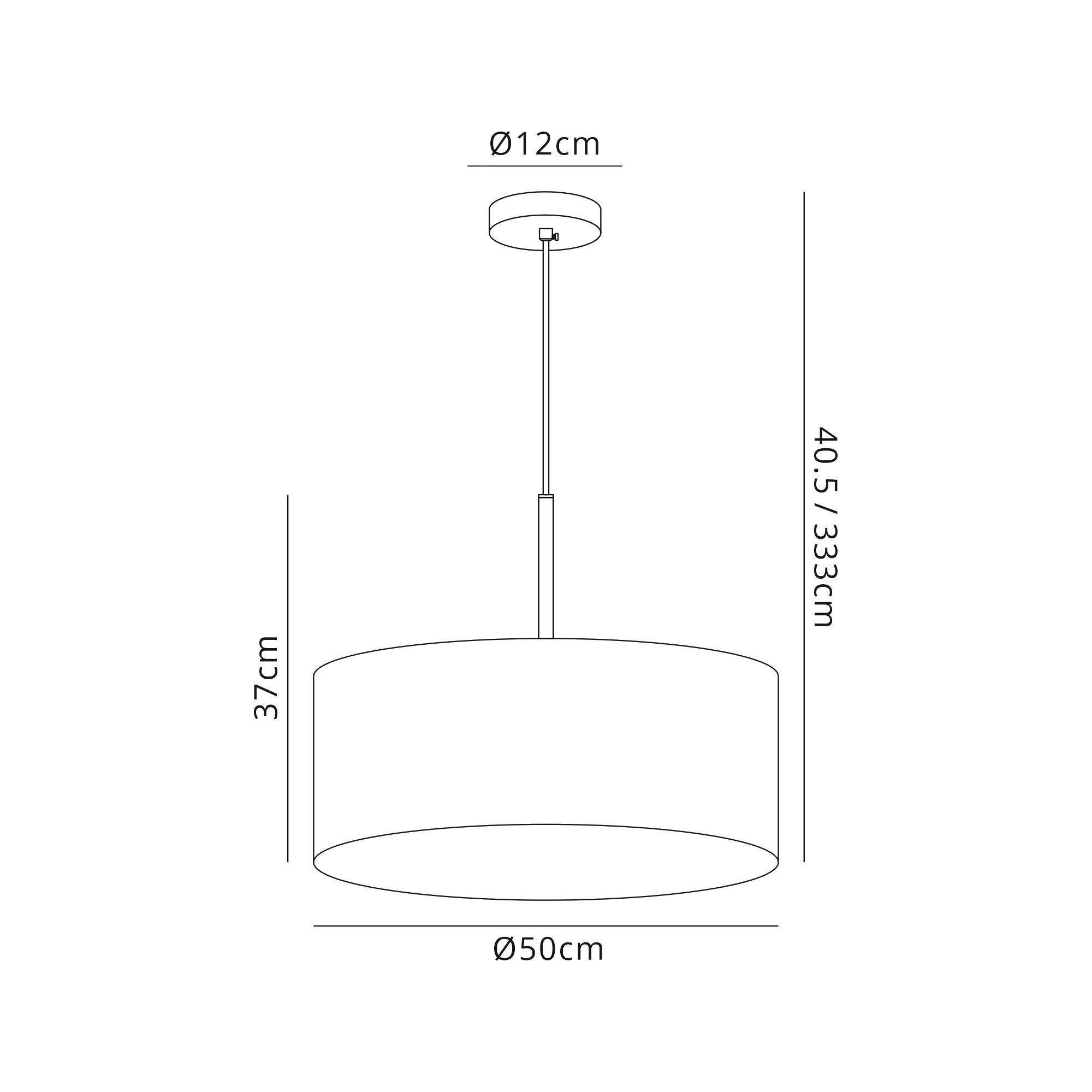 Baymont Polished Chrome  3 Light E27 Single Pendant With 50cm x 20cm Silver Leaf Shade