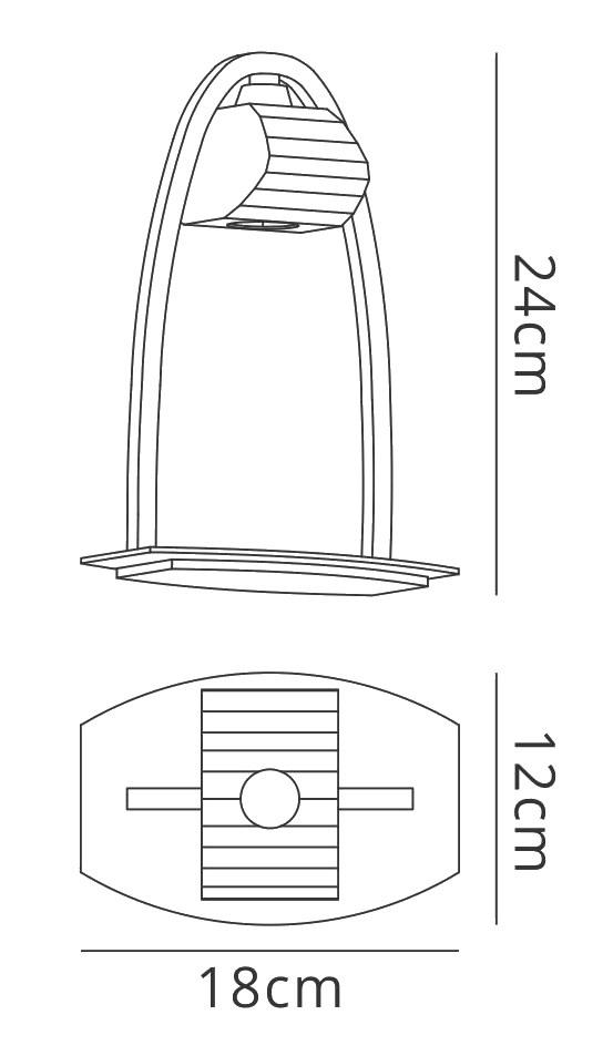 Alfa Crystal Table Lamp