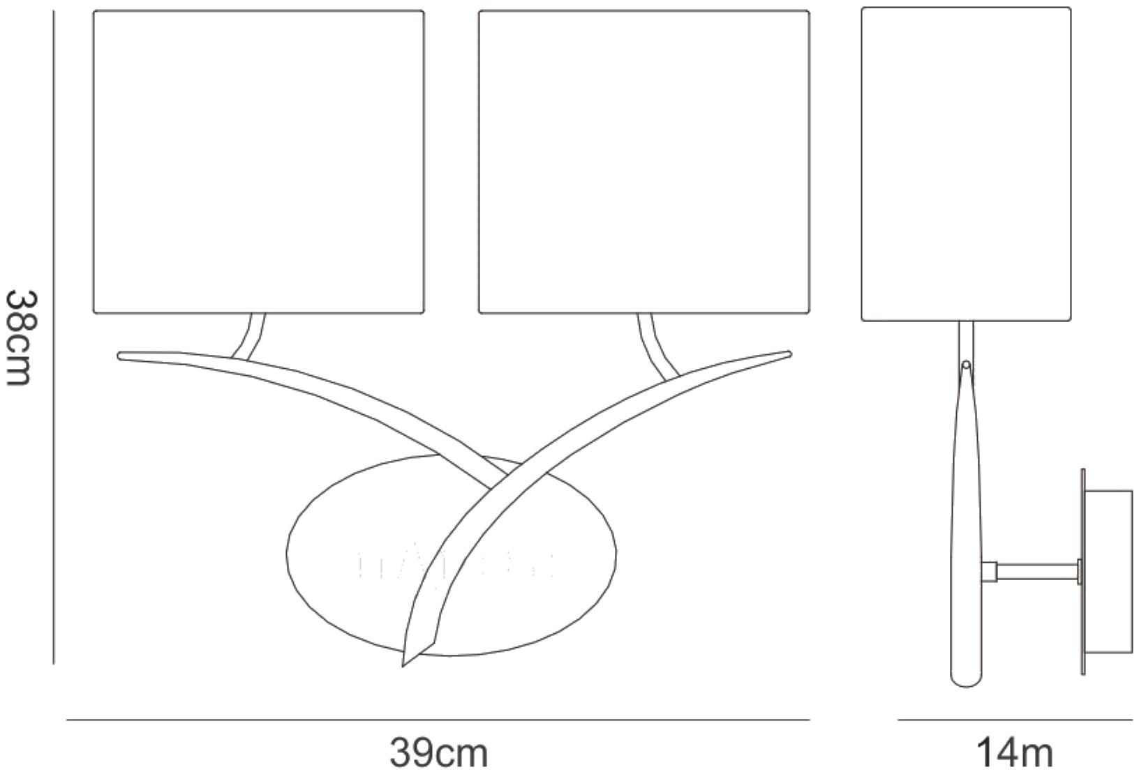 Eve Wall Lamp Switched