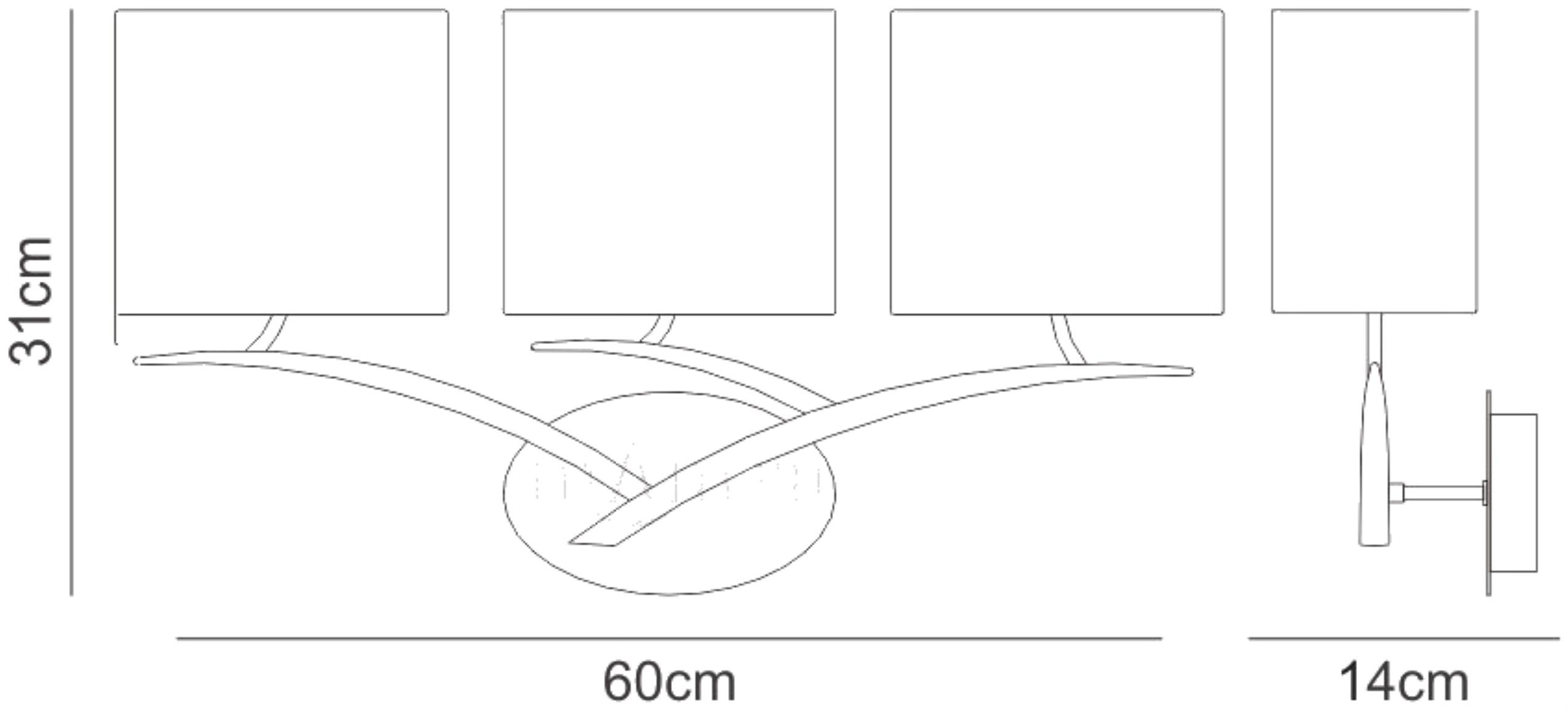 Eve Wall Lamp Switched