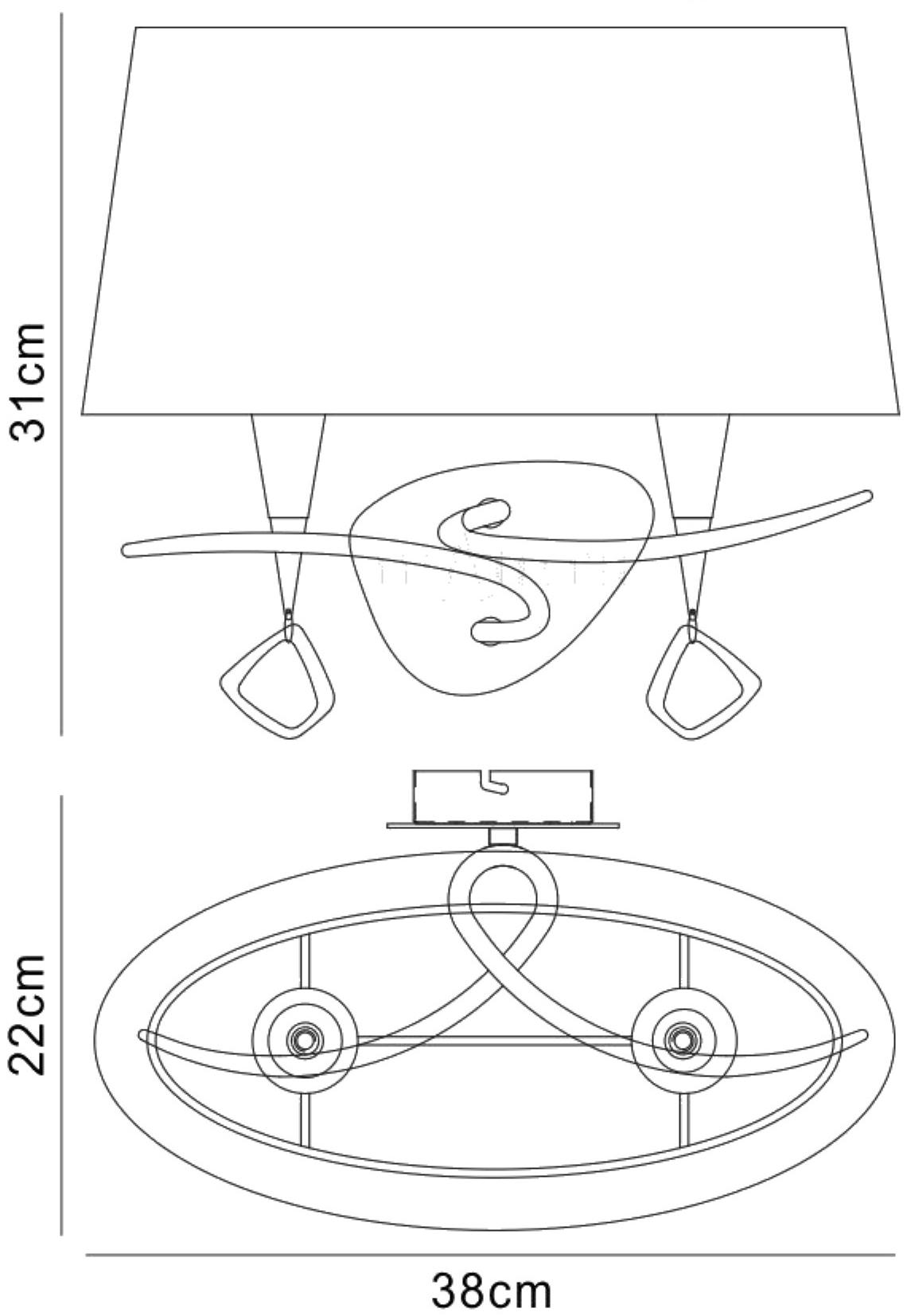 Mara Wall Lamp Switched