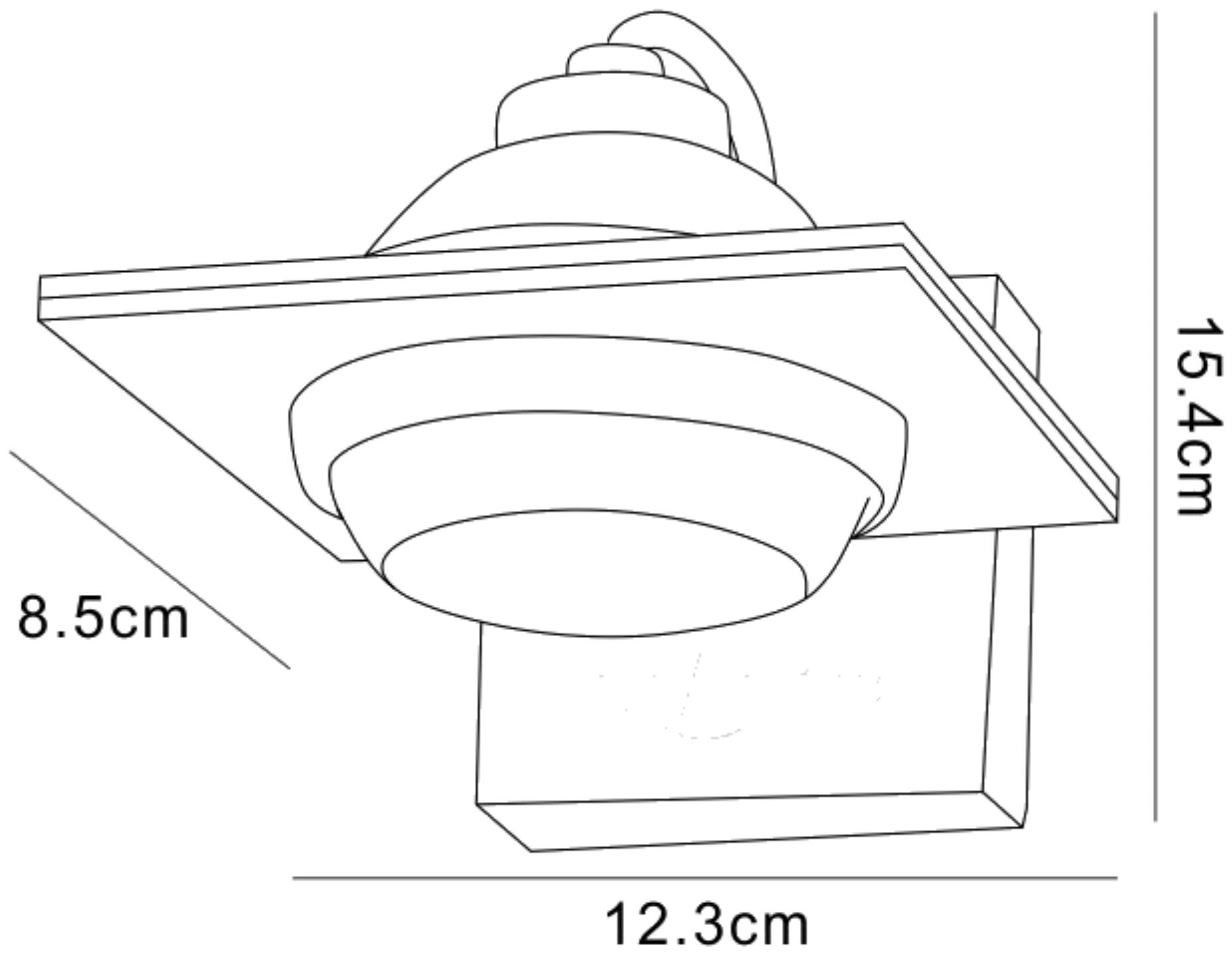(0040 007) Ull Wall Lamp 1 Light G9 Silver Grey