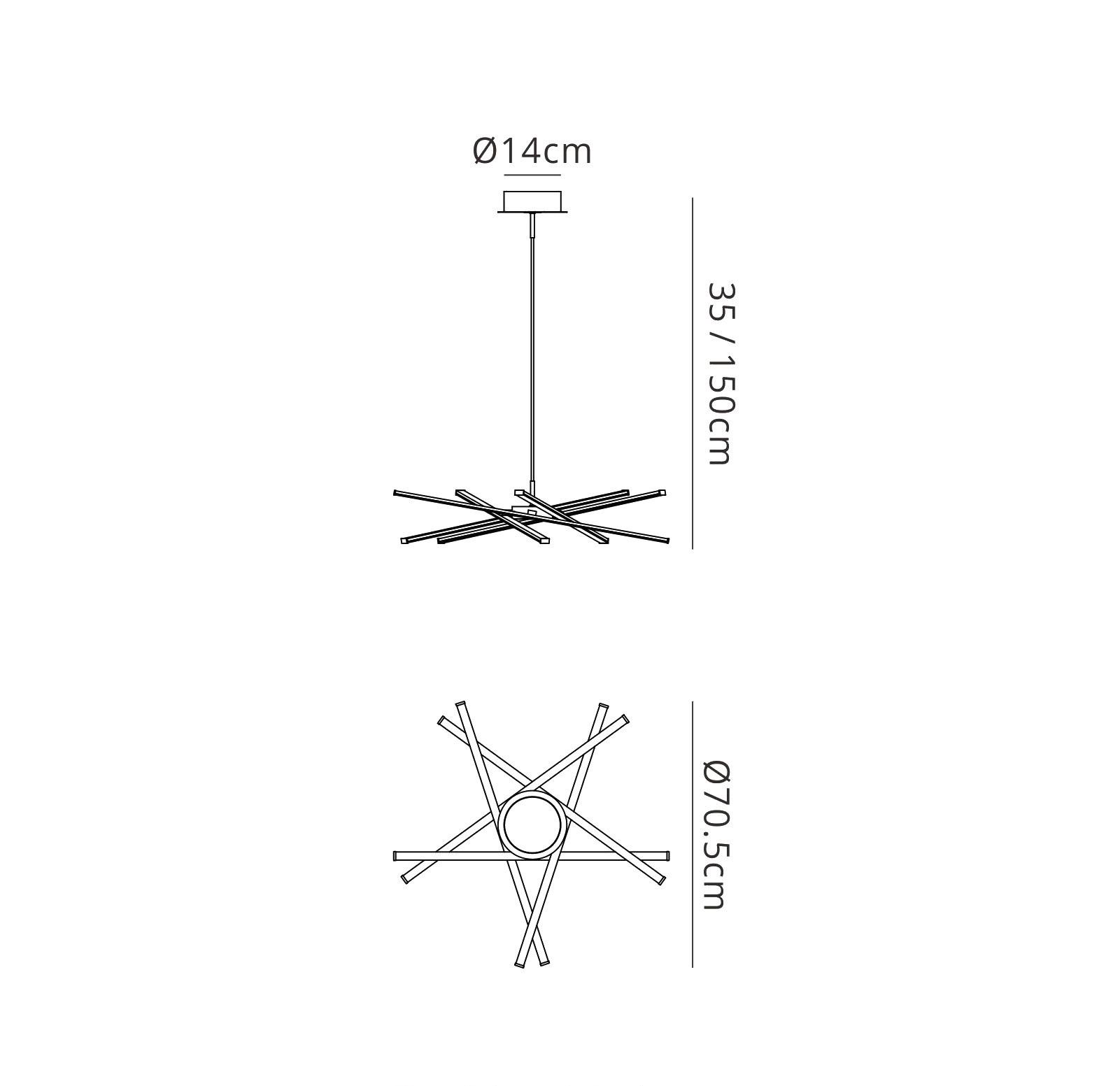 Star LED Pendant