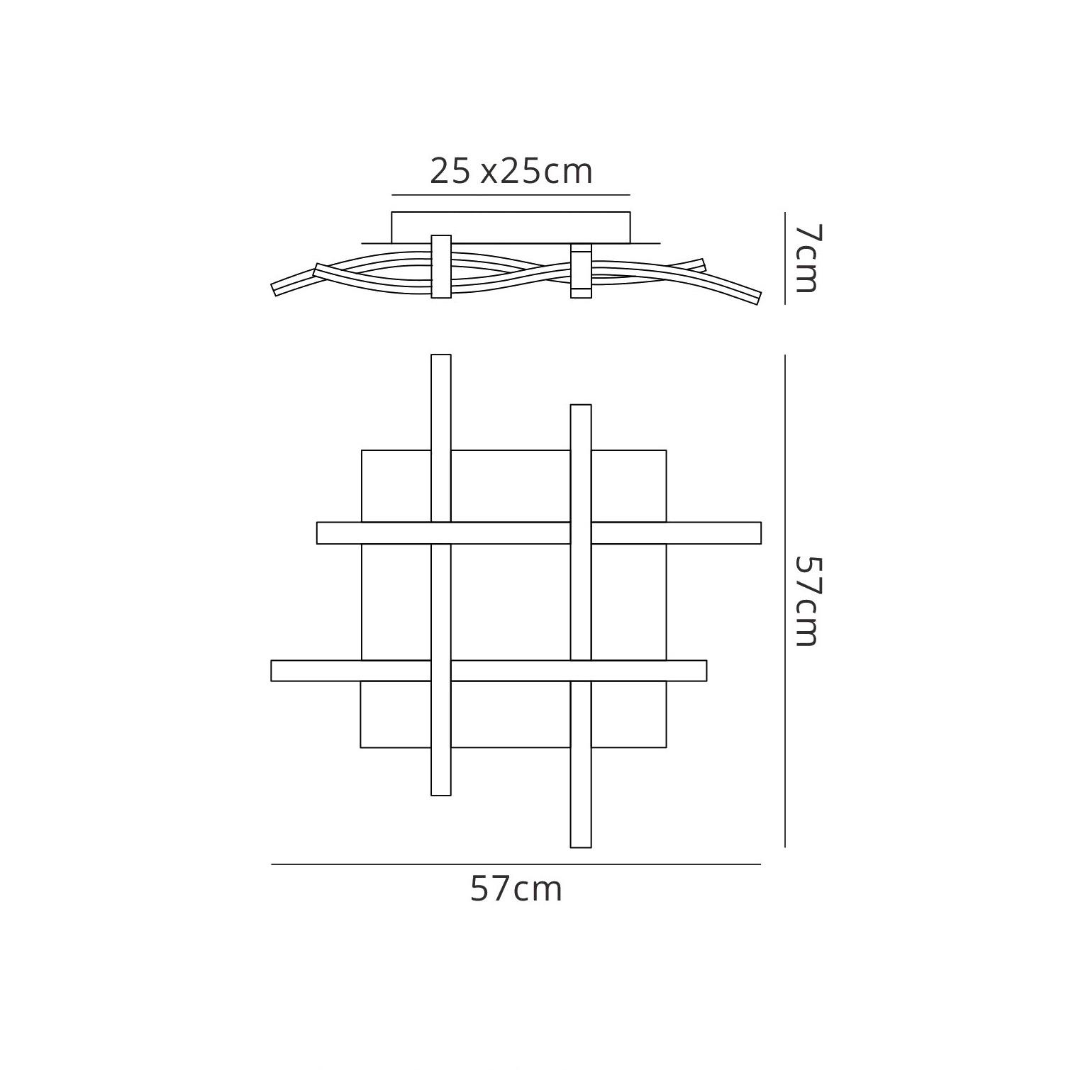 Nur Blanco Ceiling 34W LED 3000K, 2600lm, Dimmable White/Frosted Acrylic, 3yrs Warranty
