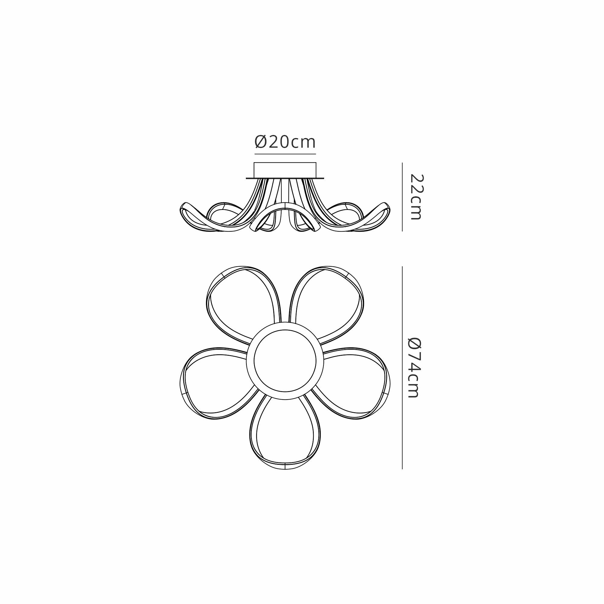 Knot Blanco Ceiling