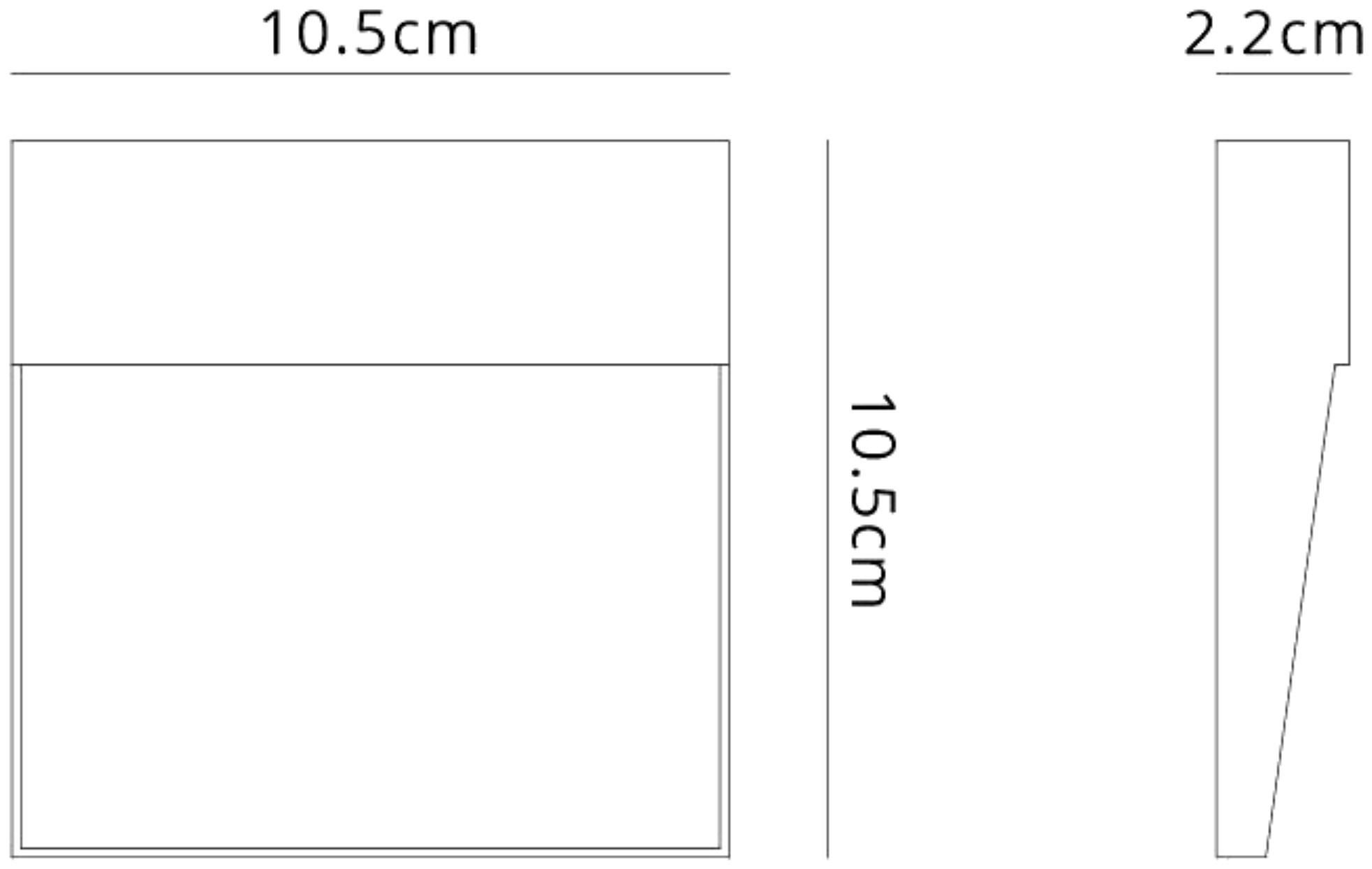 Baker Wall Lamp Small Square