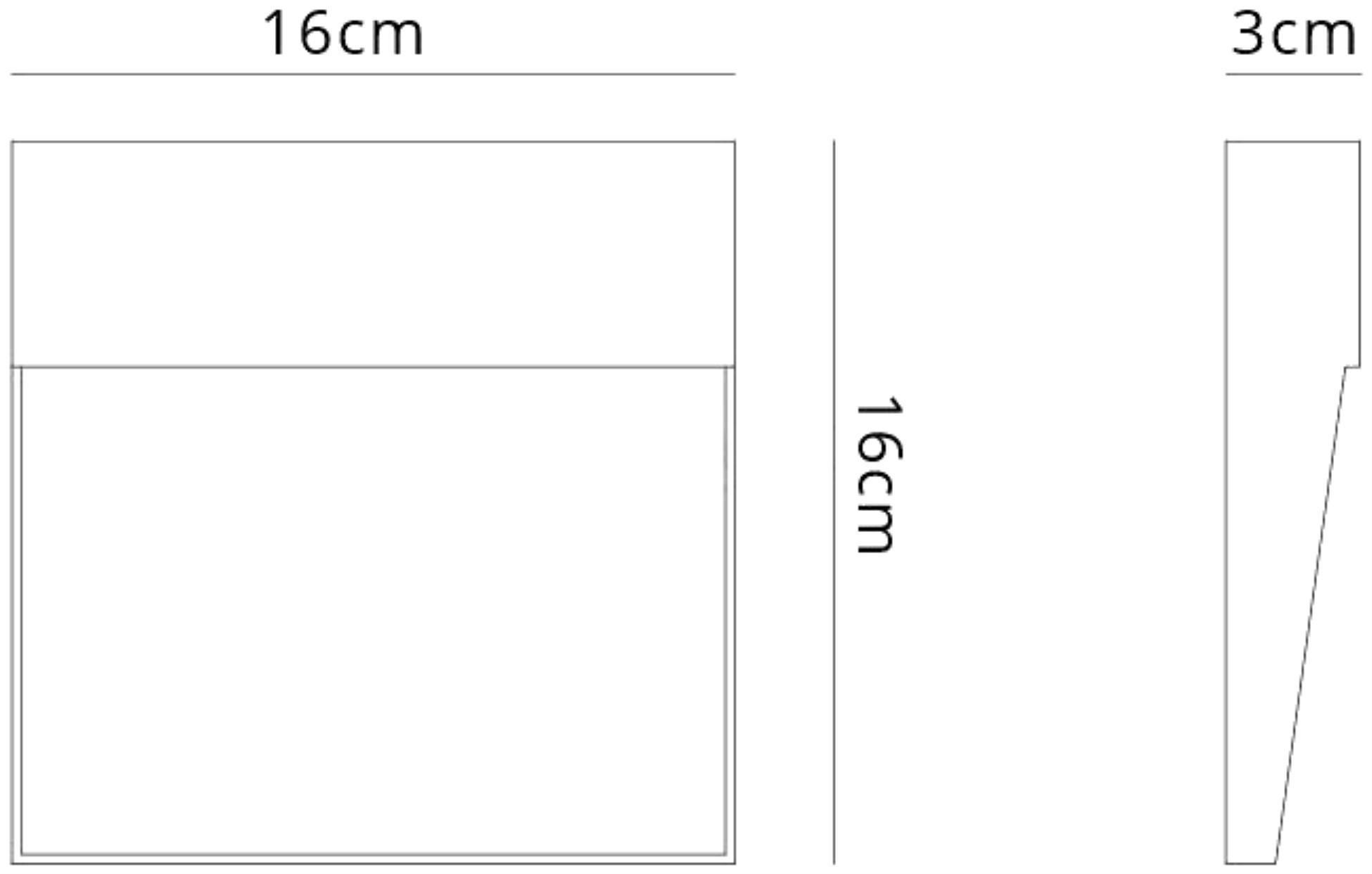 Baker Wall Lamp Large Square