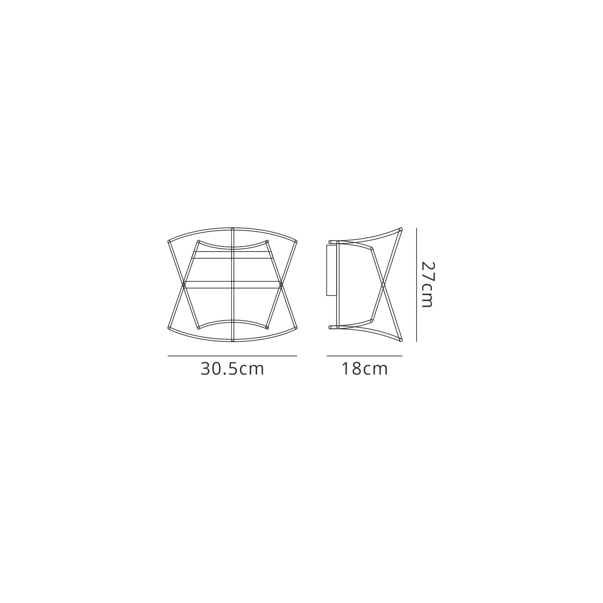 Polinesia Wall Lamp, 1 x E27, IP44, Beige Oscu, 2yrs Warranty