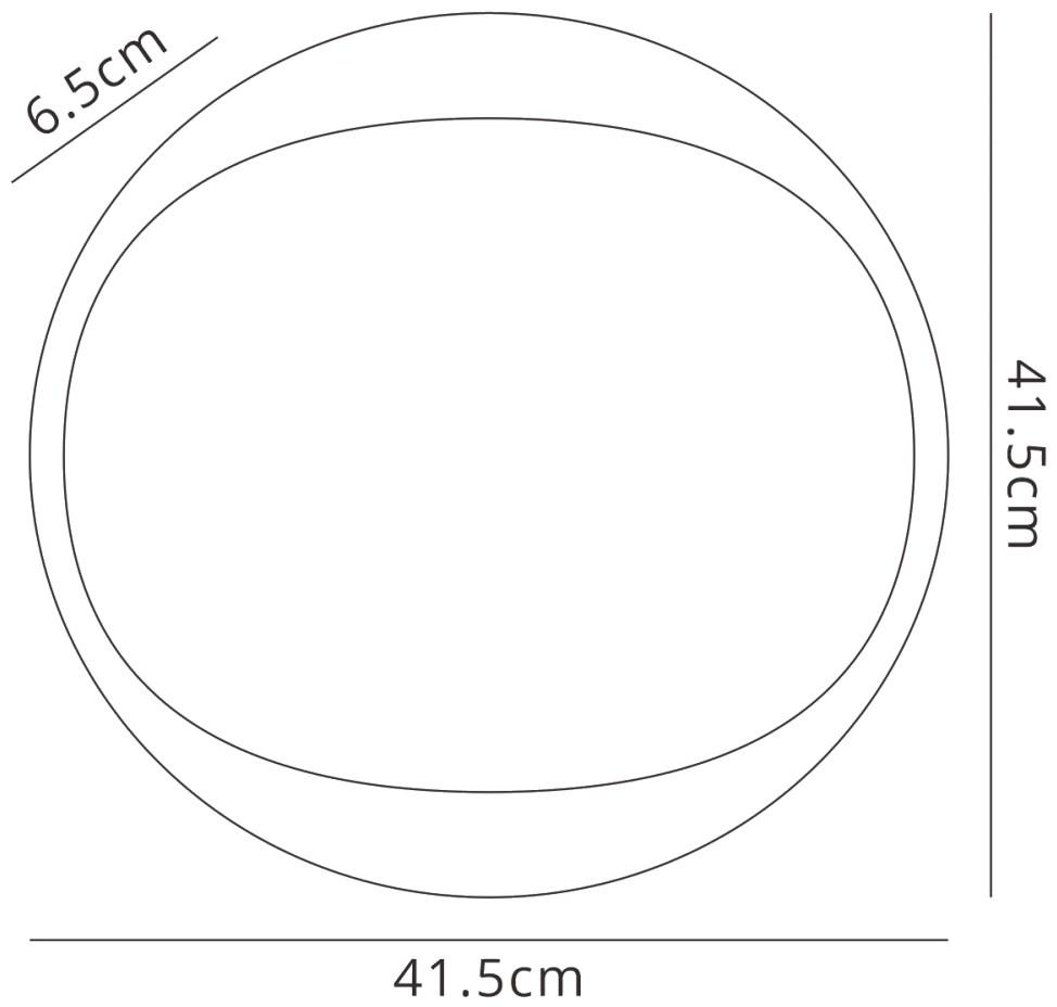 Box 41.5cm Dimmable Ceiling, 24W LED With Remote Control 3000K-6000K, 900lm, White, 3yrs Warranty