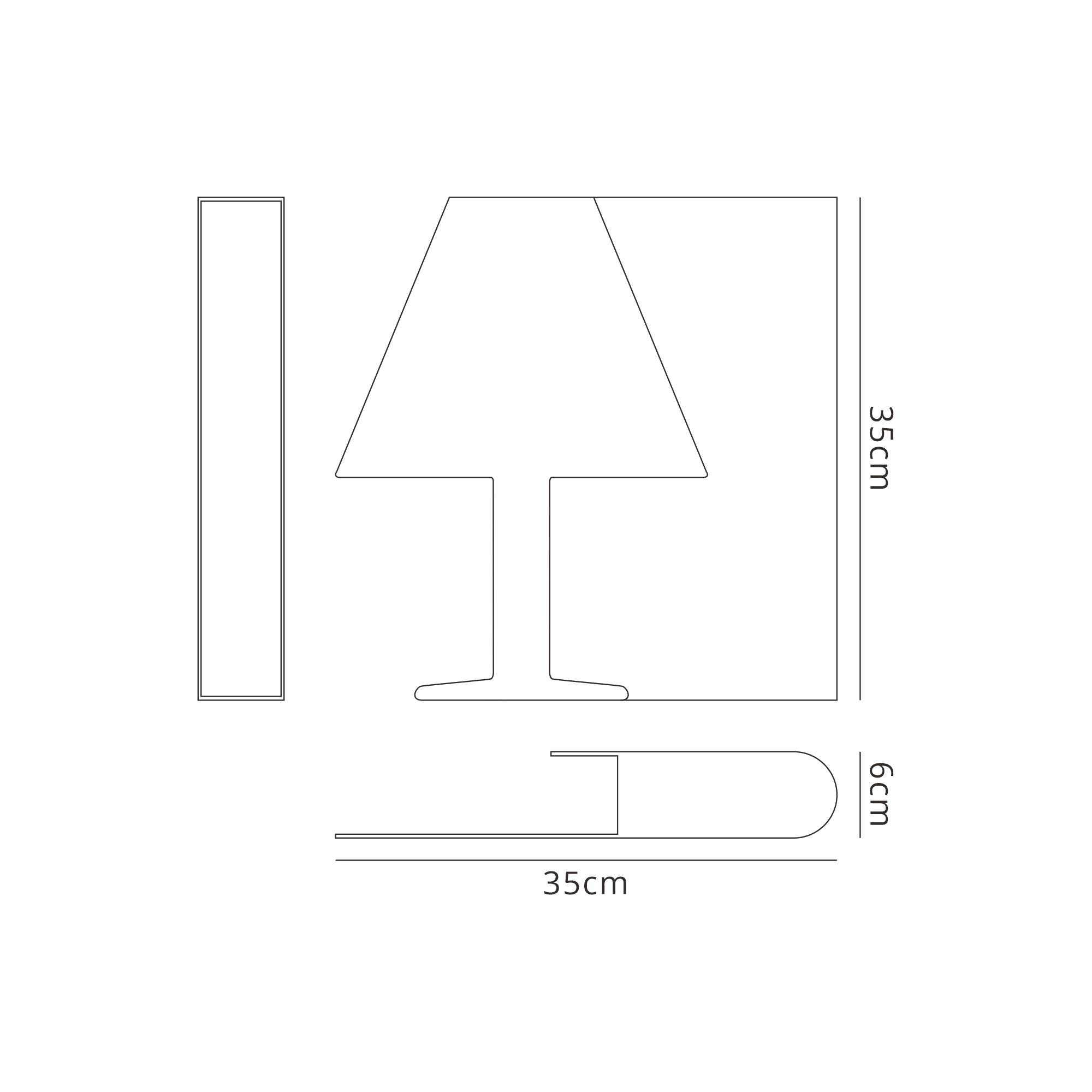 Book Table Lamp, 10W LED, 3000K, 600lm, White, 3yrs Warranty