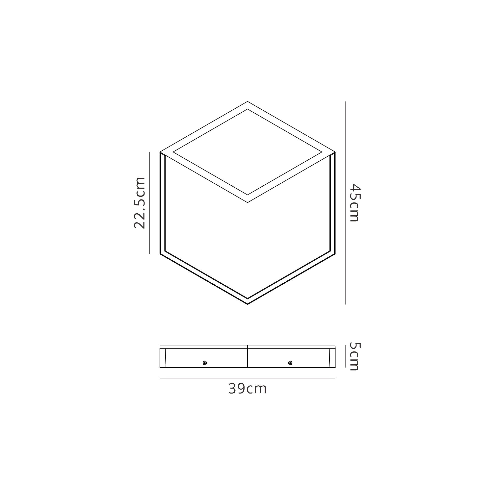 Kubick Ceiling/Wall Light Dimmable