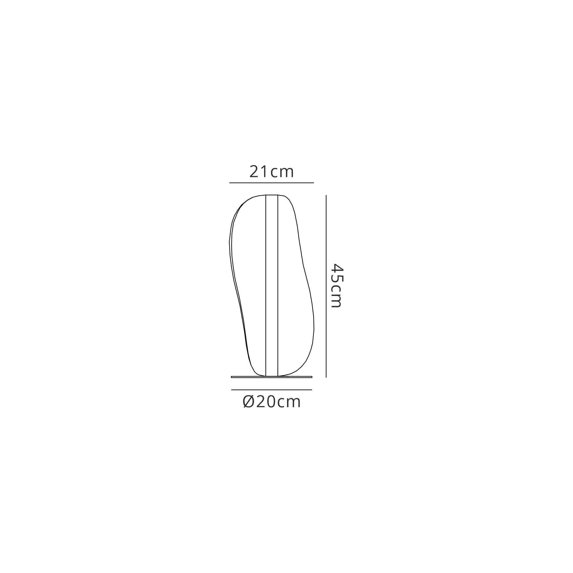 Bianca Table Lamp, 15W LED, 3000K, 850lm, White, Acrylic, 3yrs Warranty