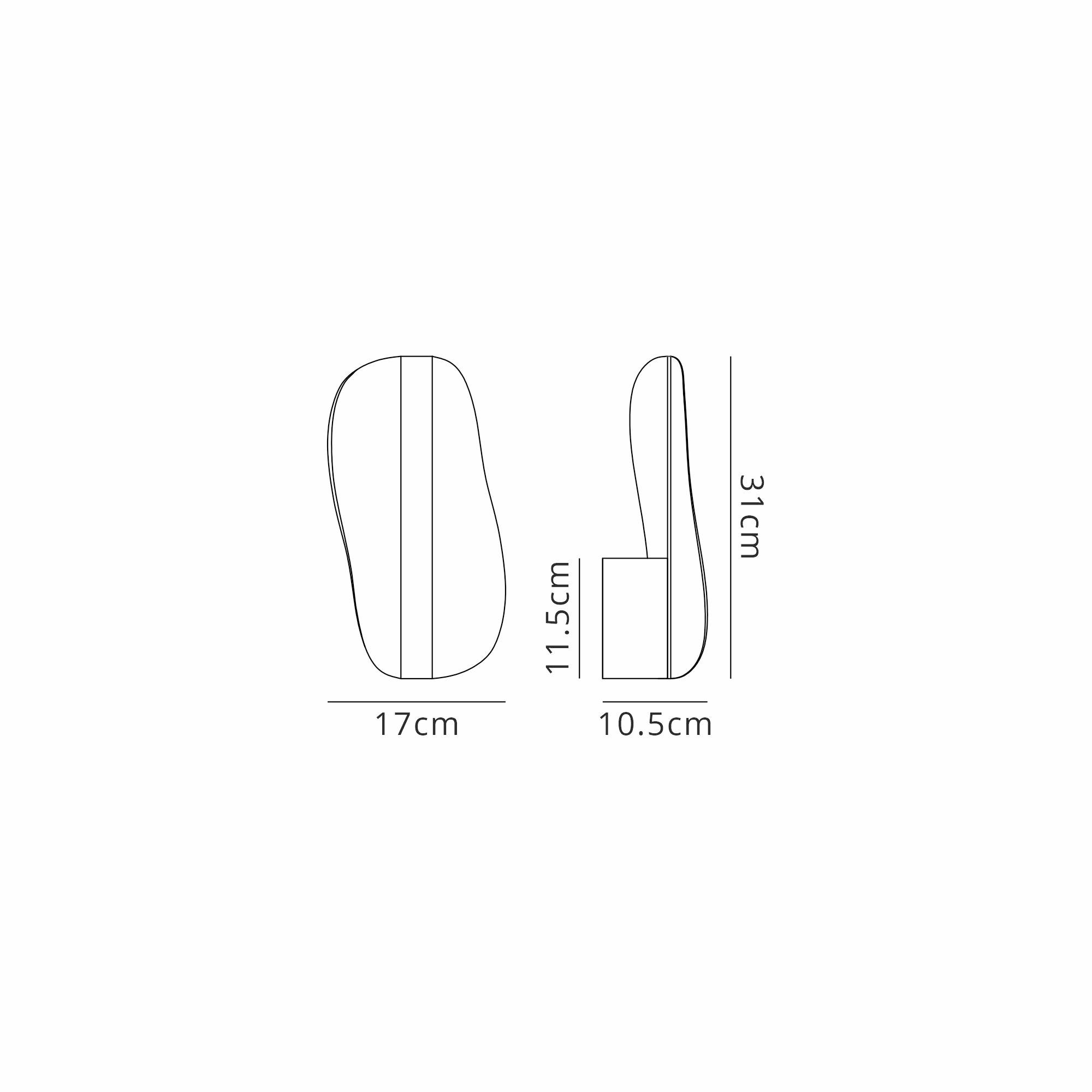 Bianca Small Wall Light, 12W LED, 3000K, 700lm, White, Acrylic, 3yrs Warranty