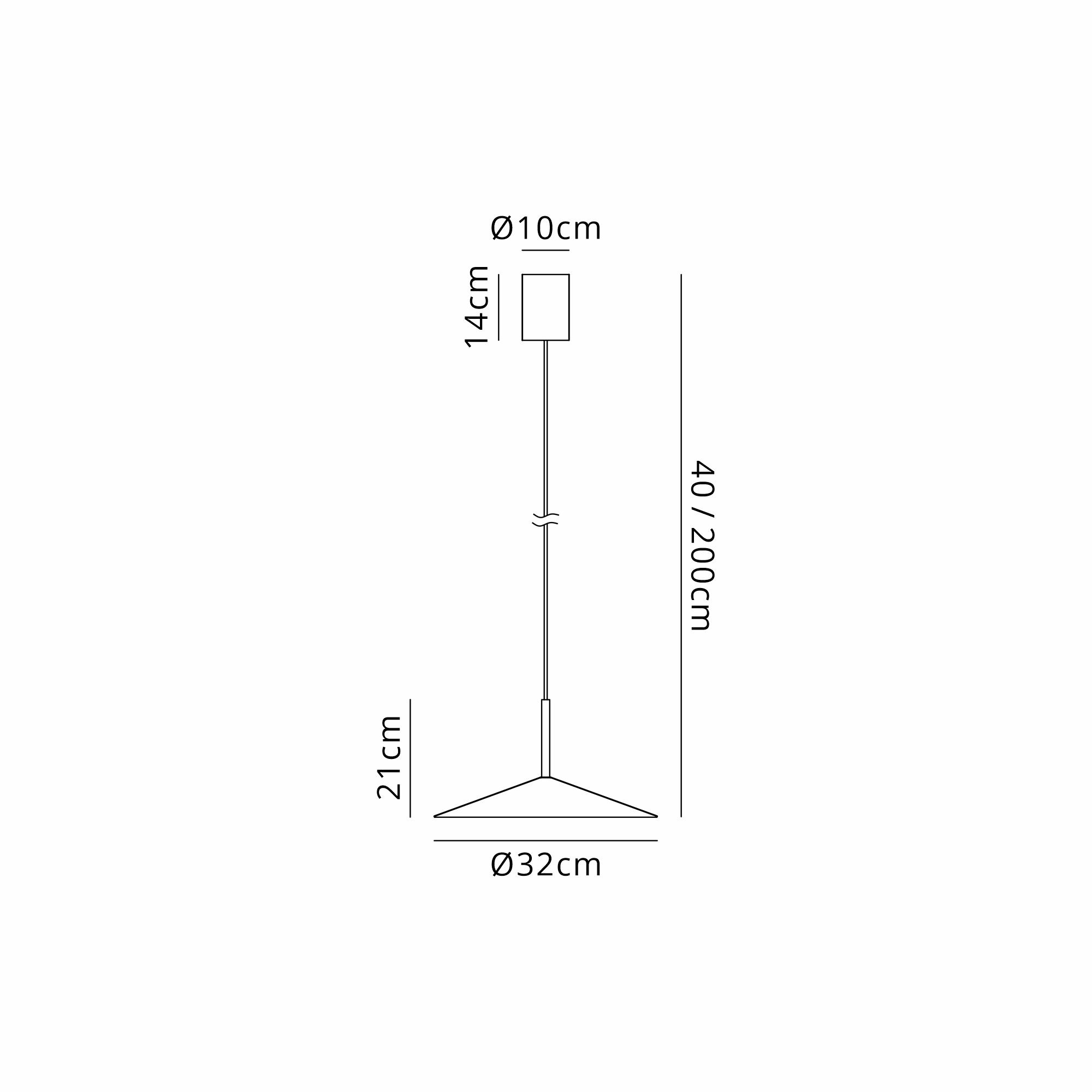 Calice 32cm Rise And Fall Pendant, 9W LED, 3000K, 800lm, Grey/White, 3yrs Warranty