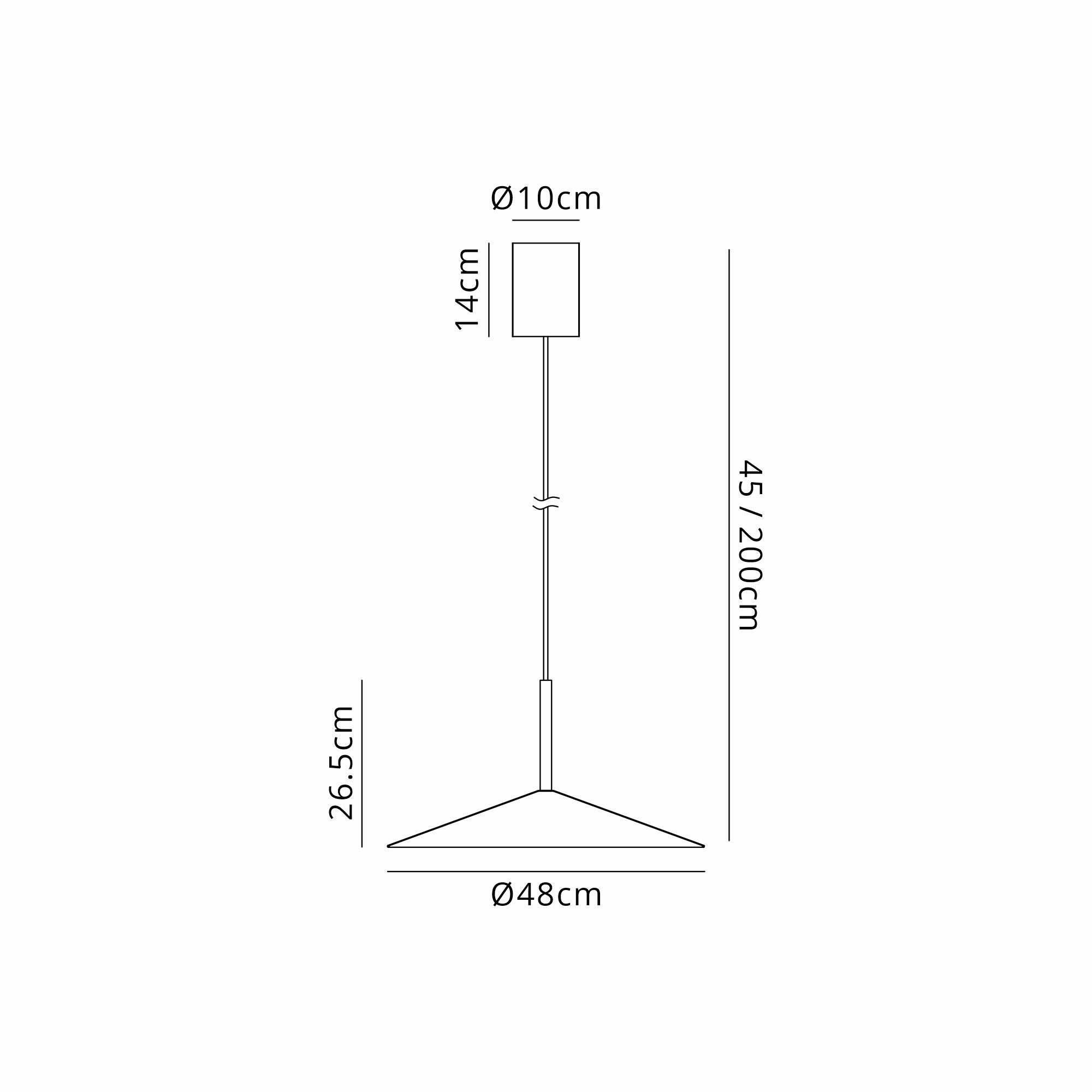 Calice 48cm Rise And Fall Pendant Dimmable, 16W LED, 3000K, 1200lm, Green/White, 3yrs Warranty