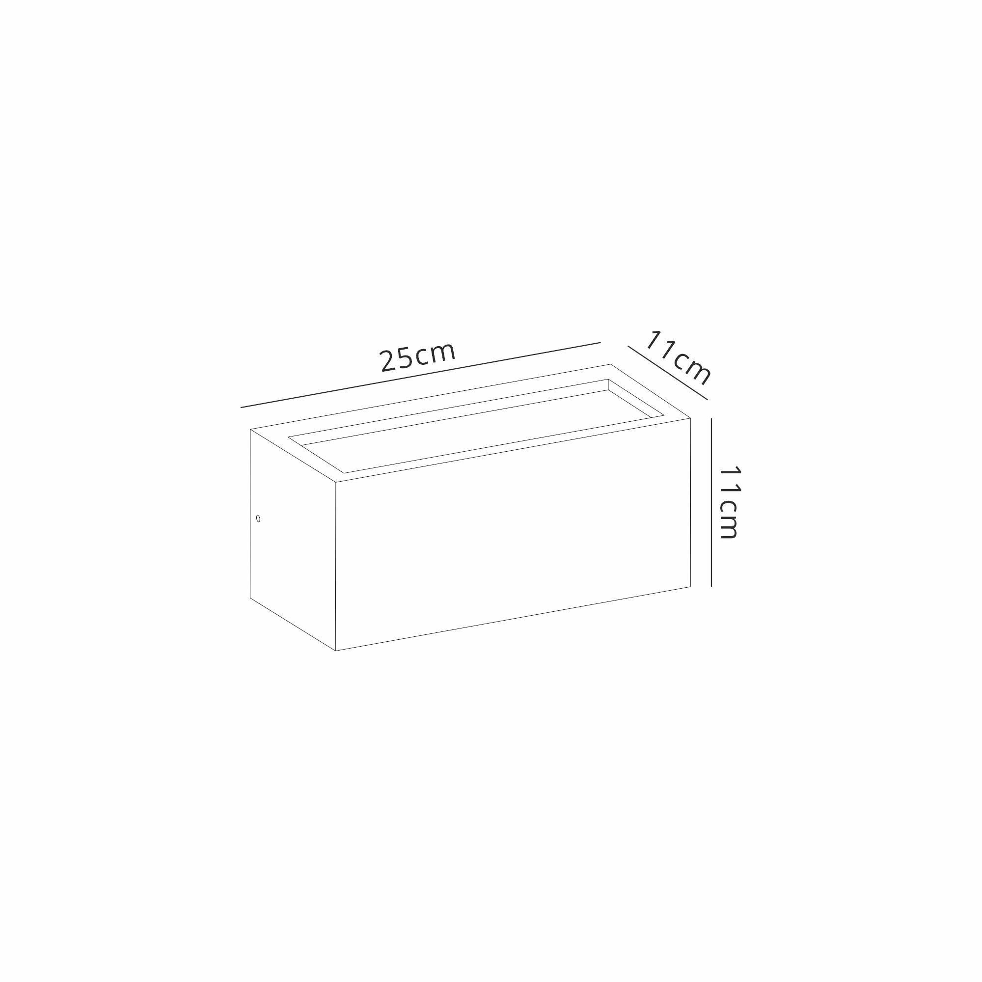 Utah Wall Lamp Up/Down, 1 Light E27, IP65, Sand Brown, 2yrs Warranty