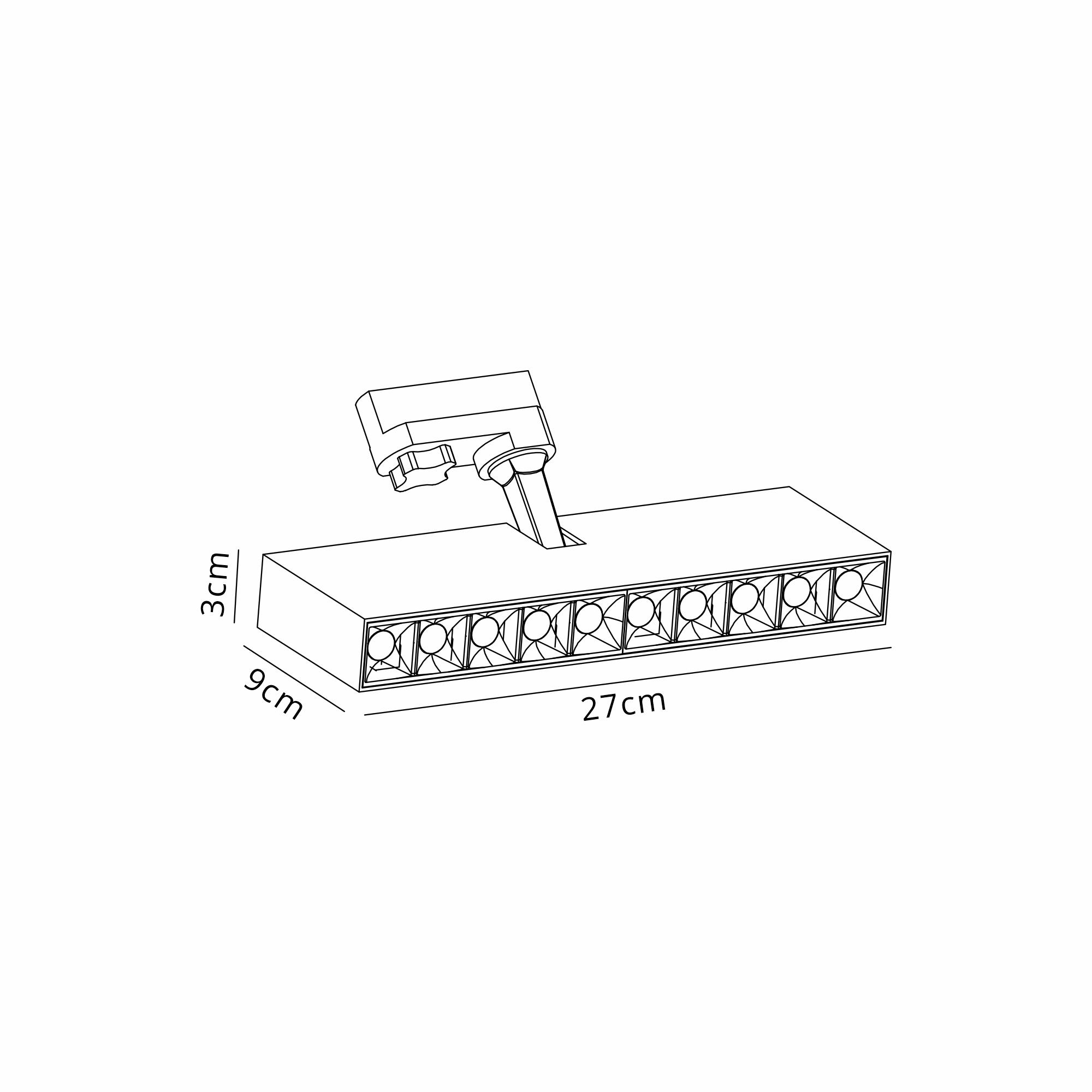 Itaca Adjustable Linear Track Light
