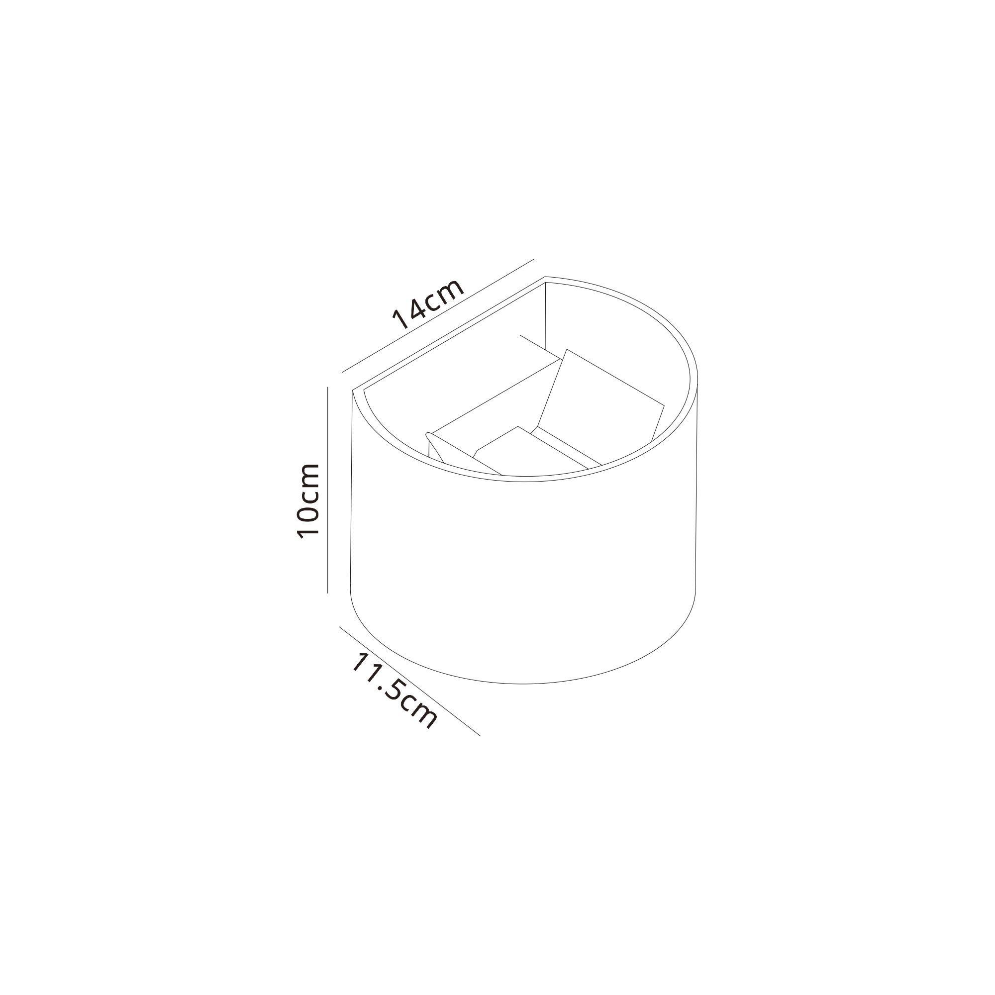 Davos Round Wall Lamp Dimmable