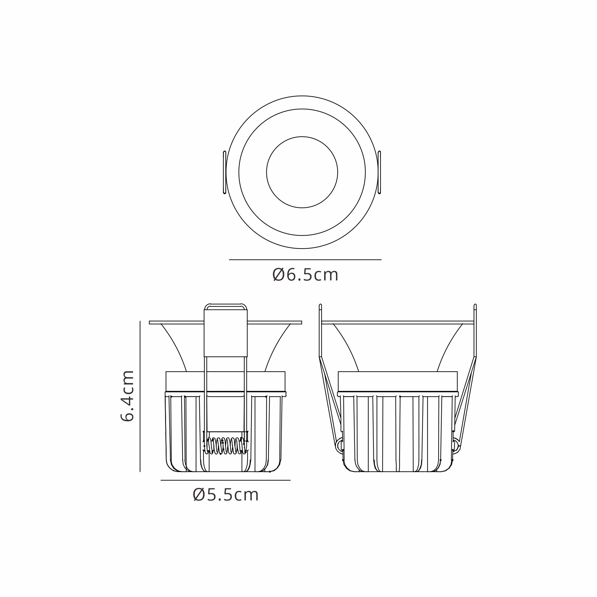 Rombok Downlight