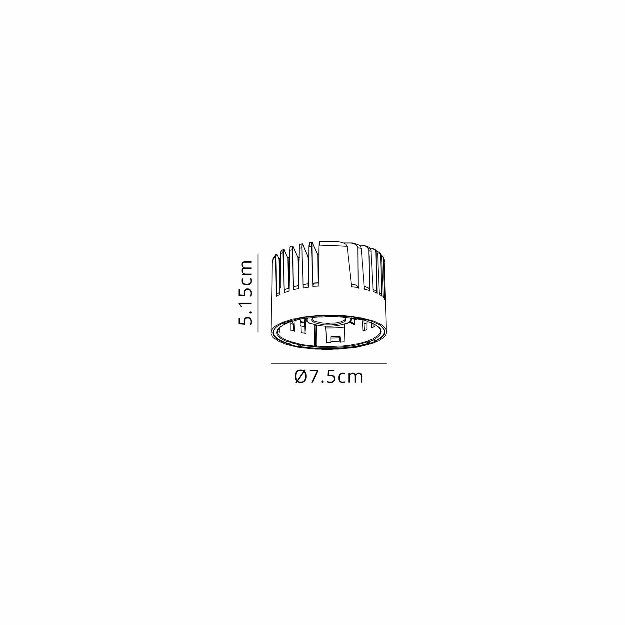 Sunset, 15W, 350mA, Black LED Engine, 4000K, 1125lm, 50° Deg, IP20, DRIVER NOT INC., Recessed Base Required, 5yrs Warranty