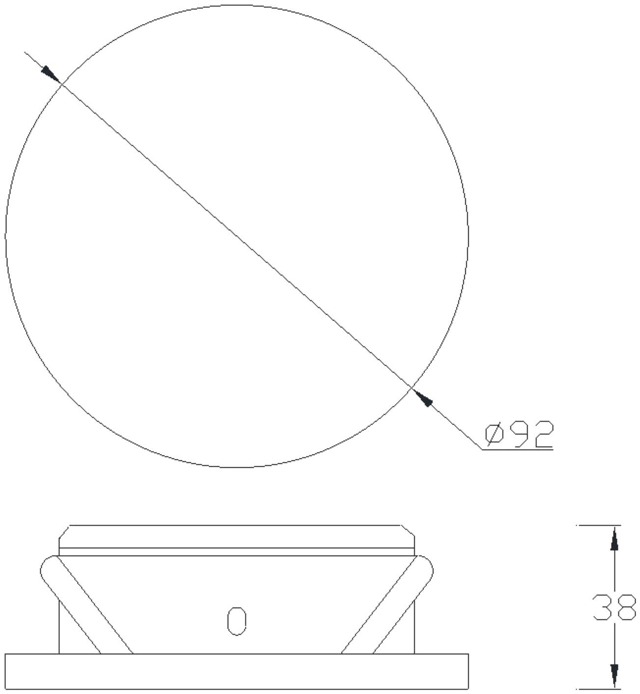 Metacrilato Downlight