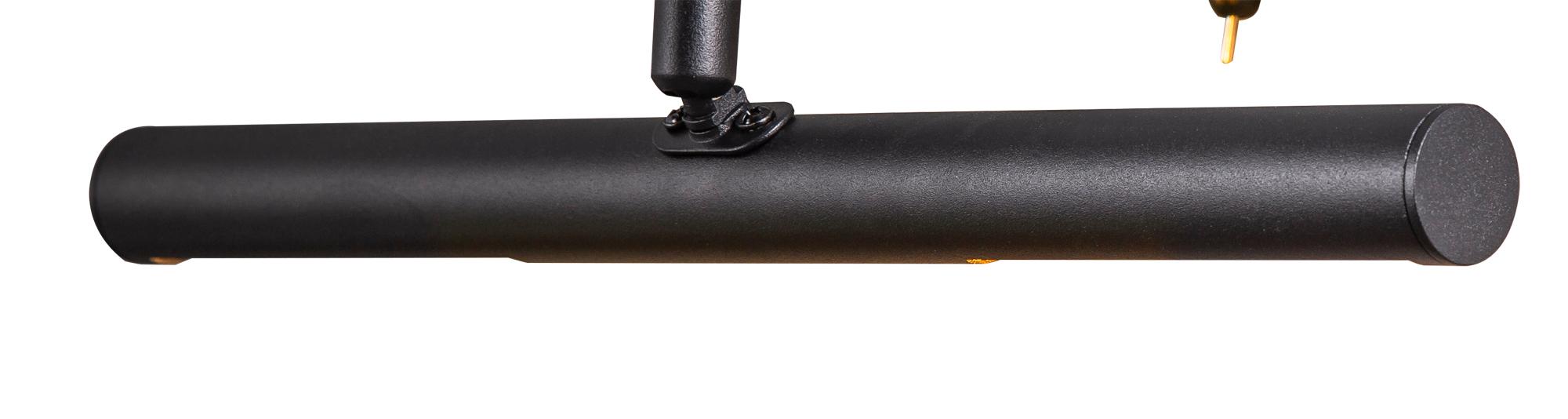 Abacus 35cm 8W Replaceable LED Dimmable Wall/Picture Light Switched 3000K Satin Black