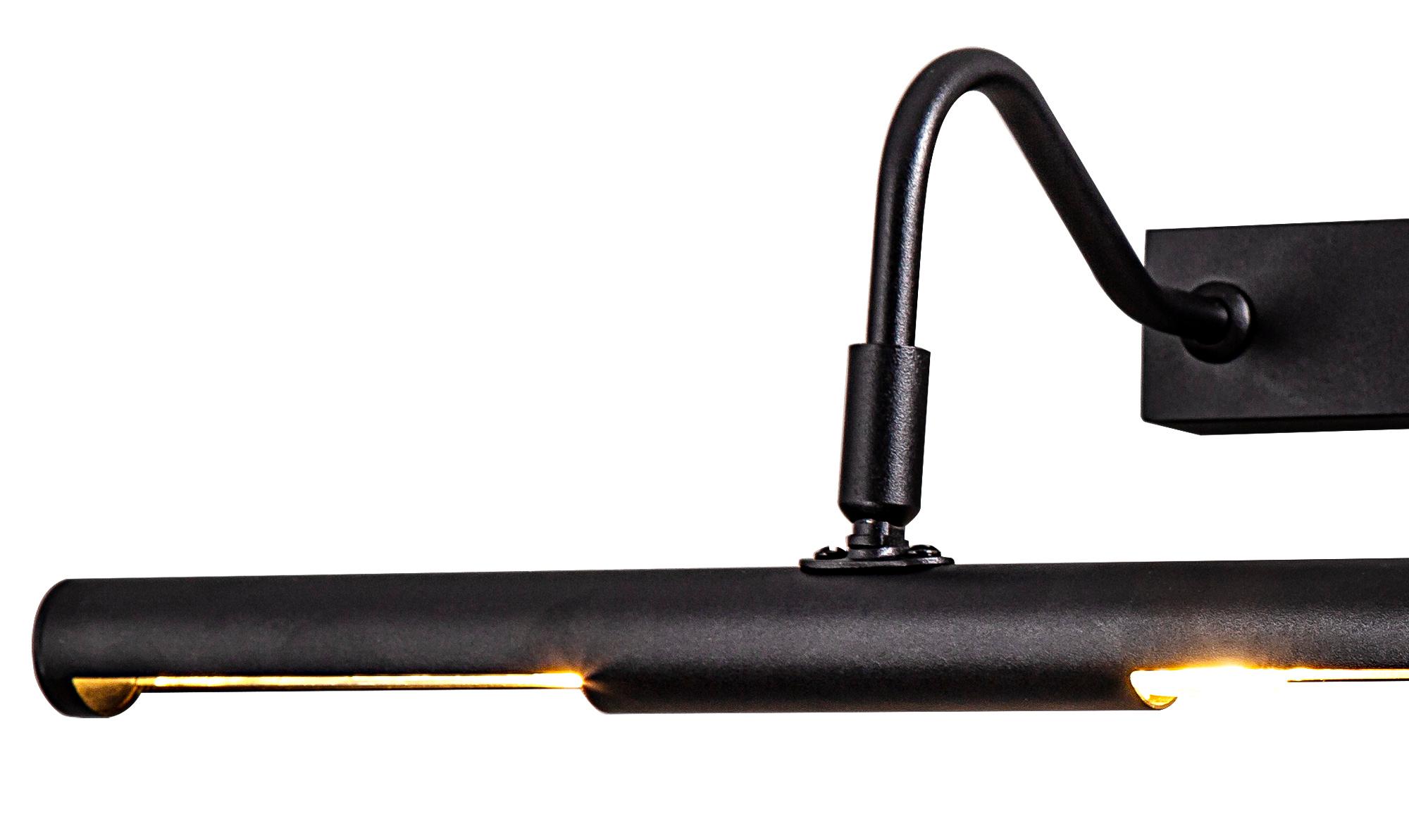 Abacus 60cm 16W Replaceable LED Dimmable Wall/Picture Light Switched 4000K Satin Black