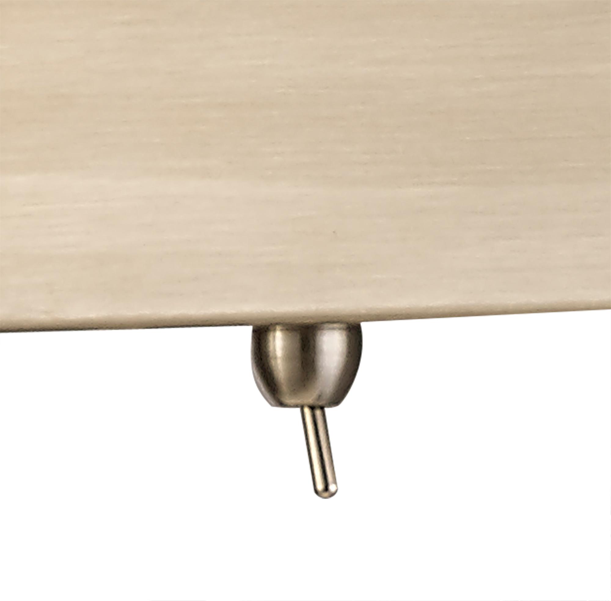Abacus 60cm 16W Replaceable LED Dimmable Wall/Picture Light Switched 4000K Satin Nickel