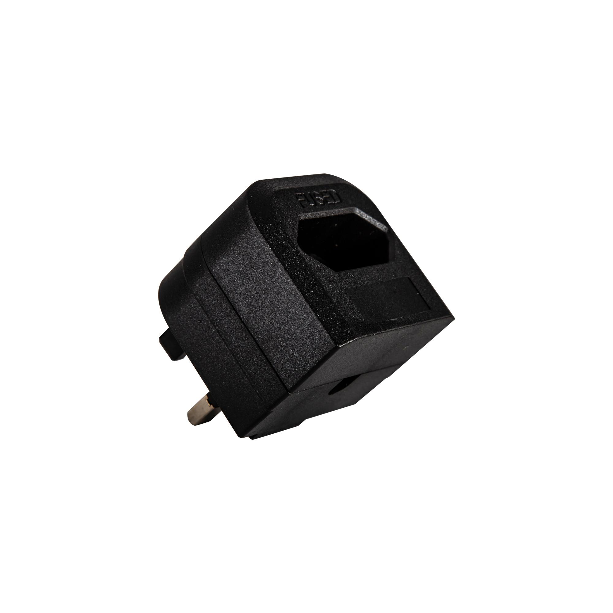 Additions 3A EU-UK Black Plug Converter