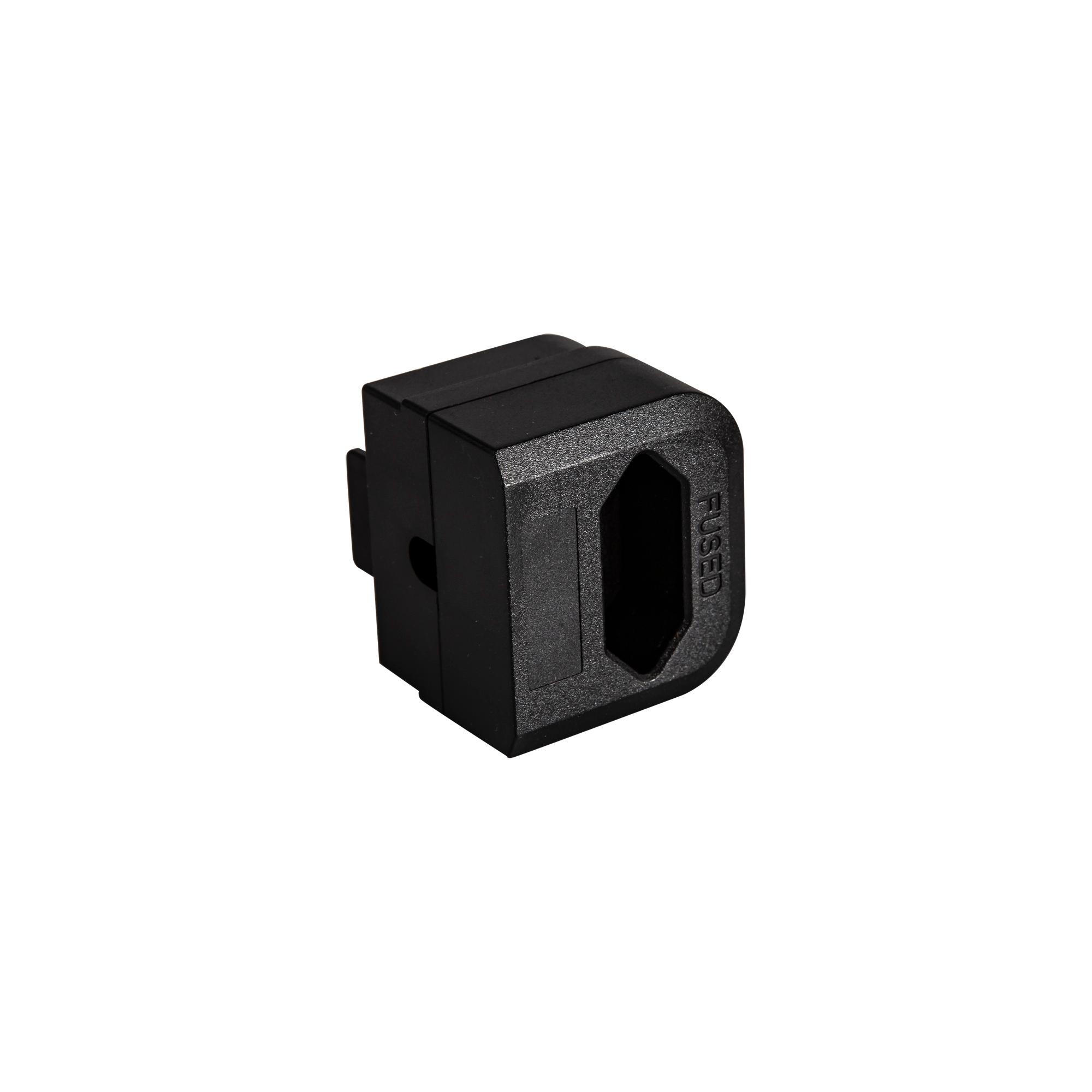 Additions 3A EU-UK Black Plug Converter