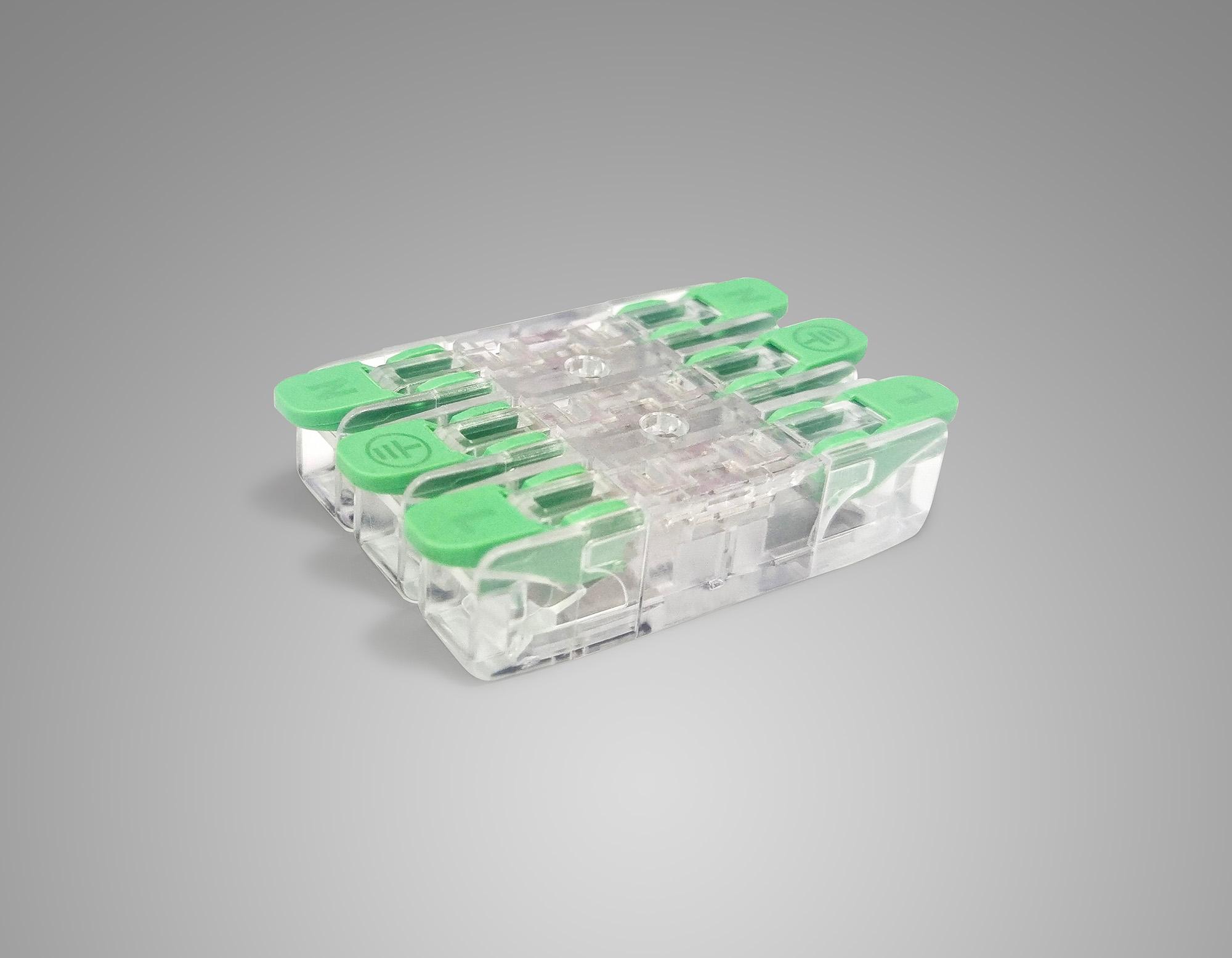 Additions 3 Circuit Inline Quick Connector Clear