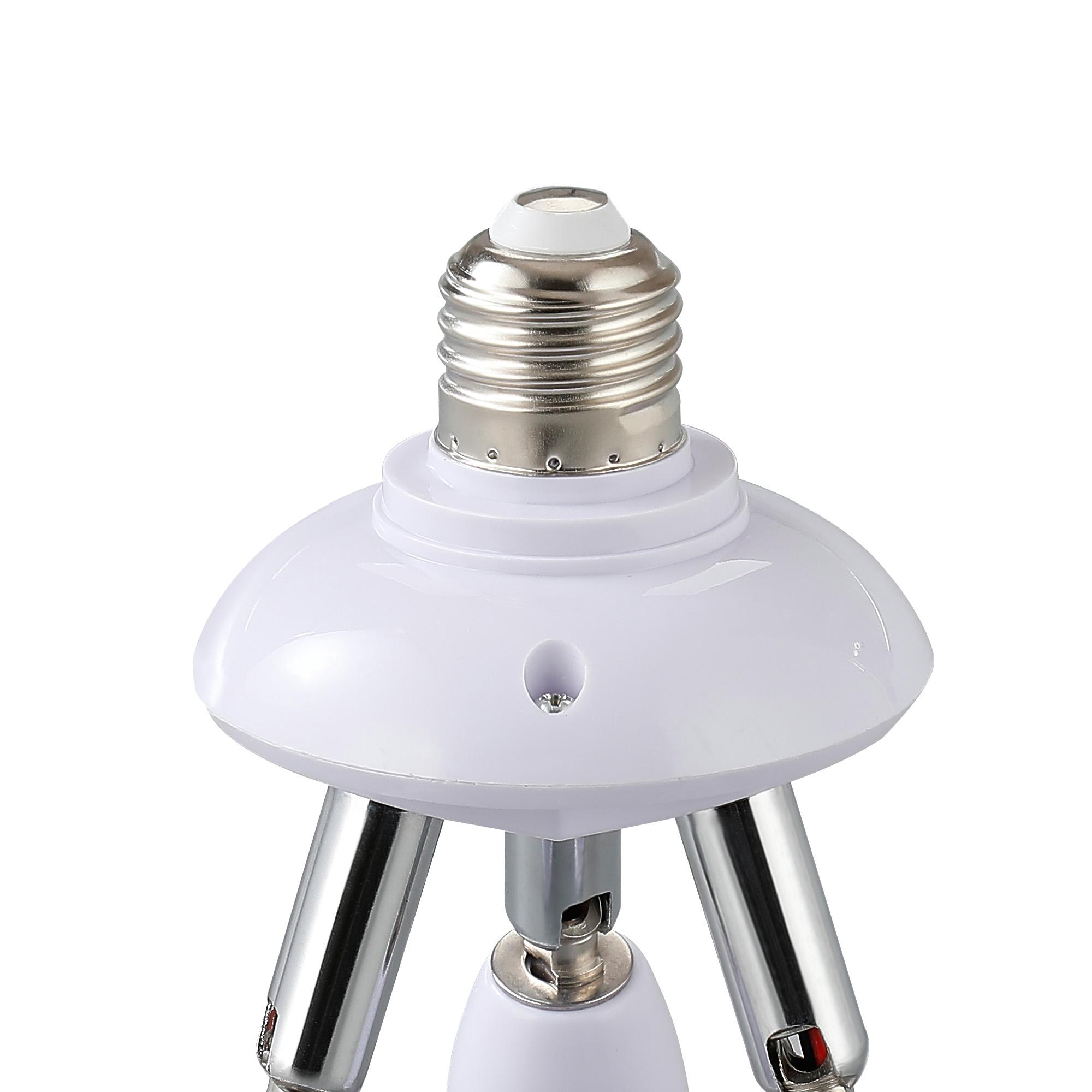 Additions 1 to 3 E27 Converter White Adjustable Lampholders
