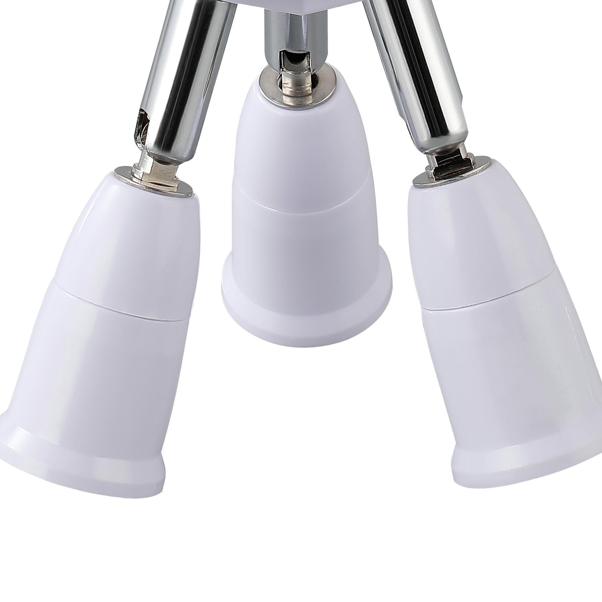Additions 1 to 3 B22 to E27 Converter White Adjustable Lampholders