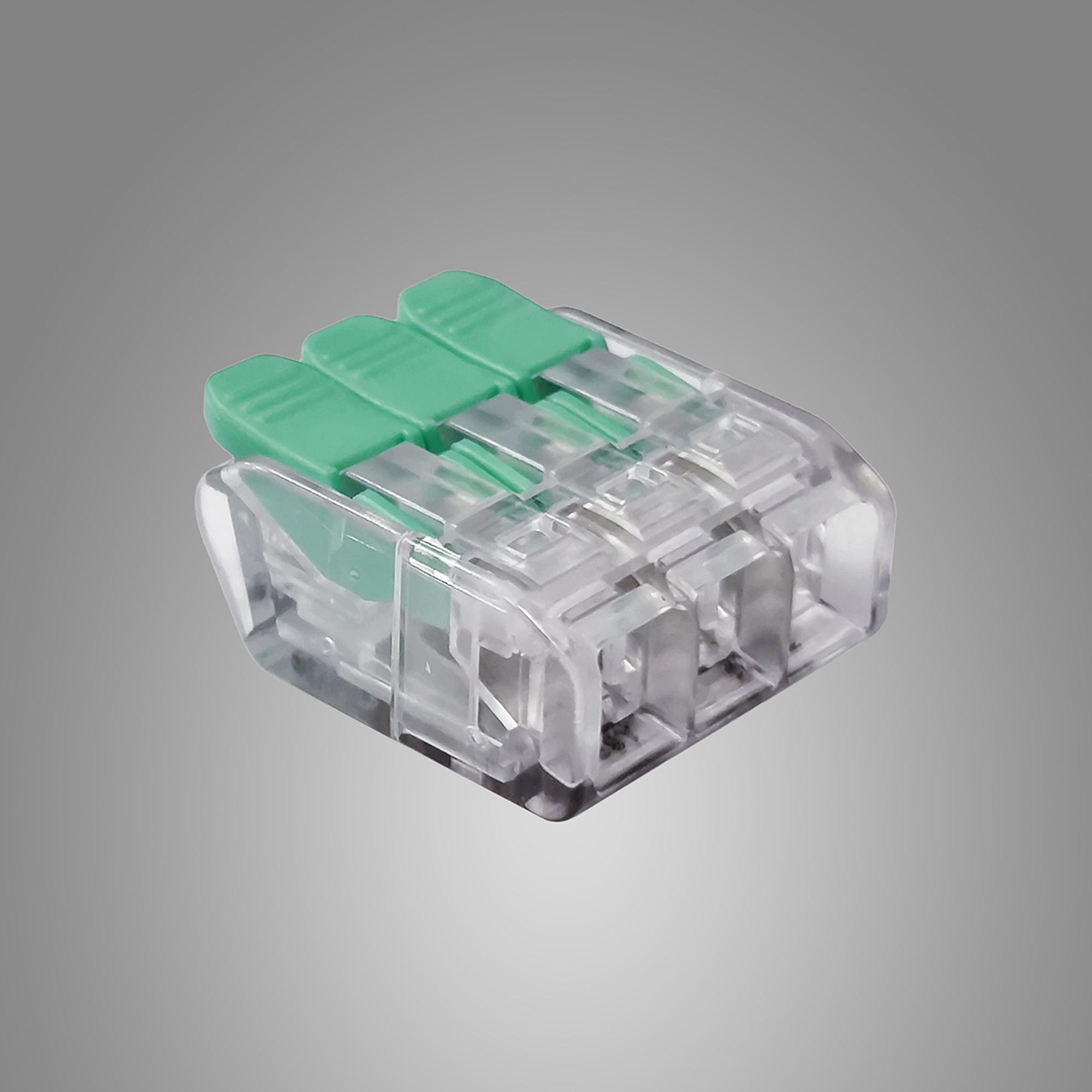 Additions 3 Way Quick Lever Connector Clear (10 Pack)