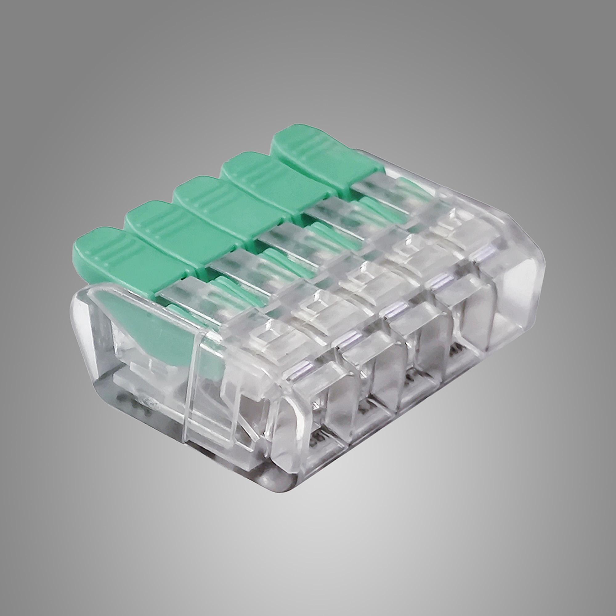 Additions 5 Way Quick Lever Connector Clear (10 Pack)