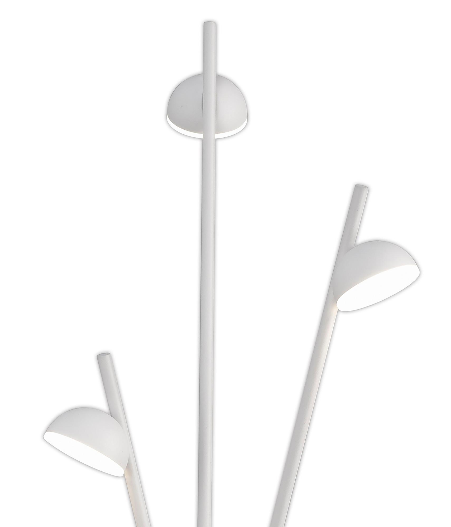 Adn 3 Light Table Lamp 52cm, 9W LED, 3000K, 495lm, White, 3yrs Warranty