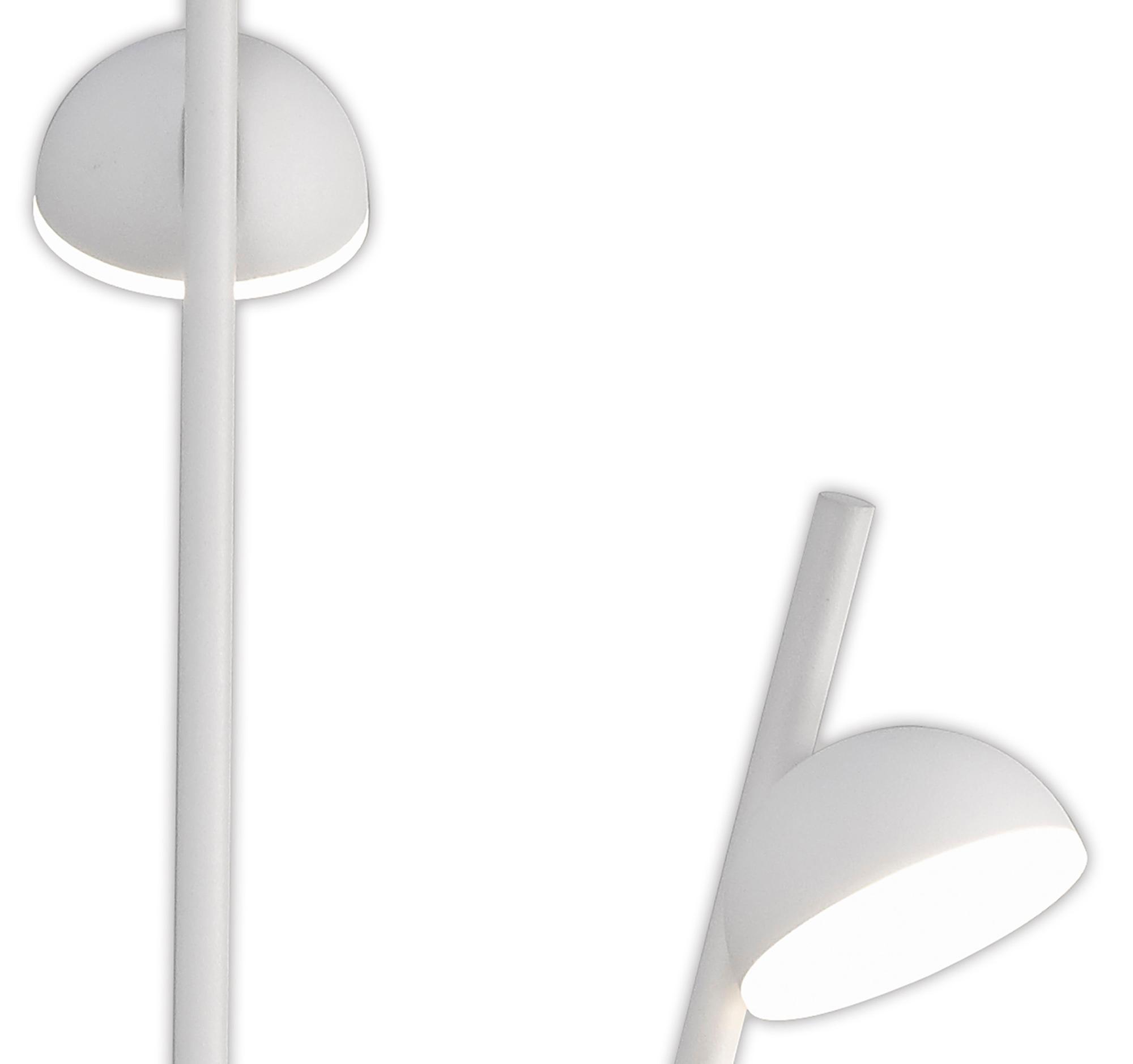 Adn 3 Light Table Lamp 52cm, 9W LED, 3000K, 495lm, White, 3yrs Warranty