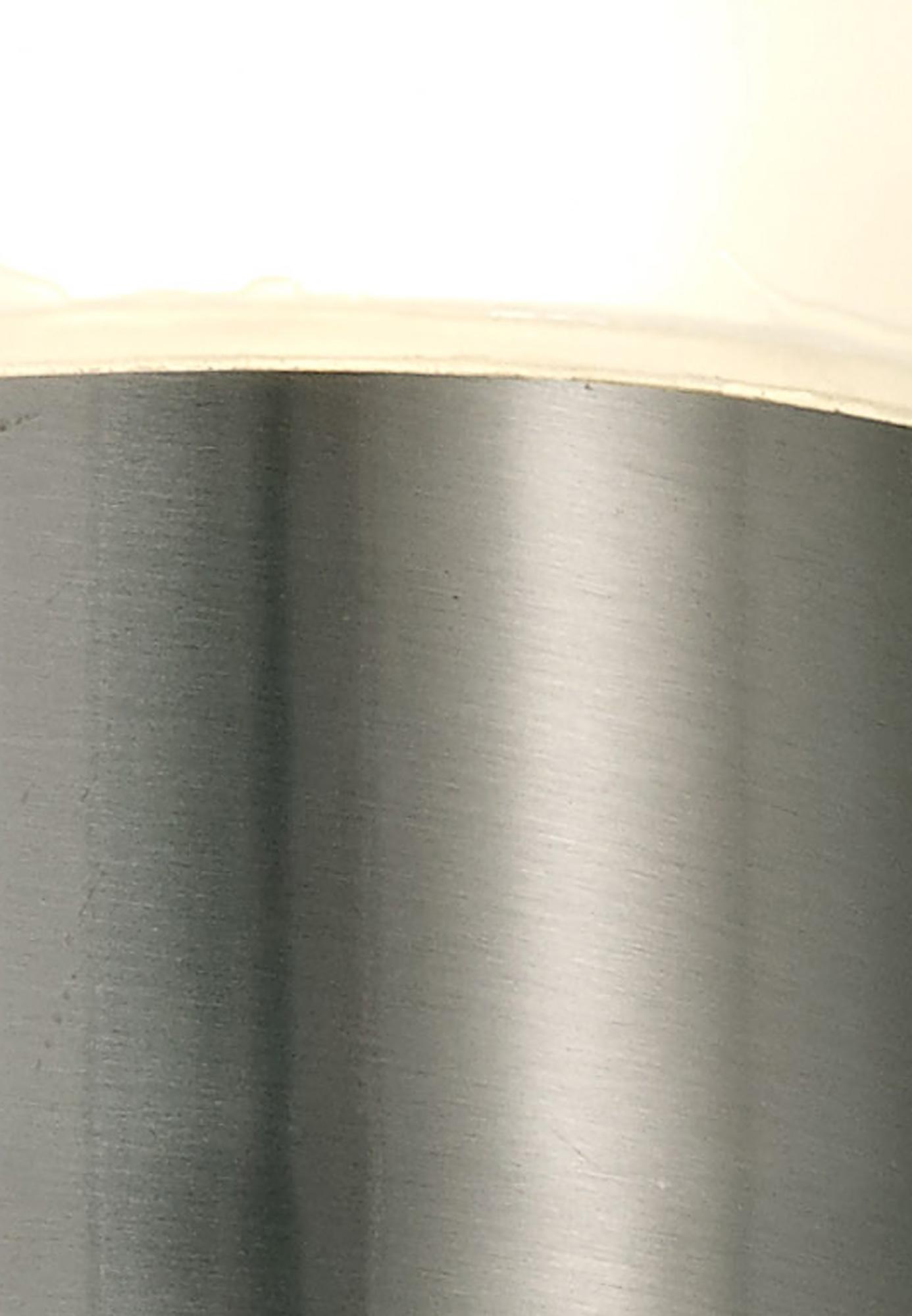 Alpin Upward Lighting Cylinder Wall Lamp, 10W LED IP44, Ext/Interior, 4000K, Stainless Steel /Frosted Polycarbonate Diffuser