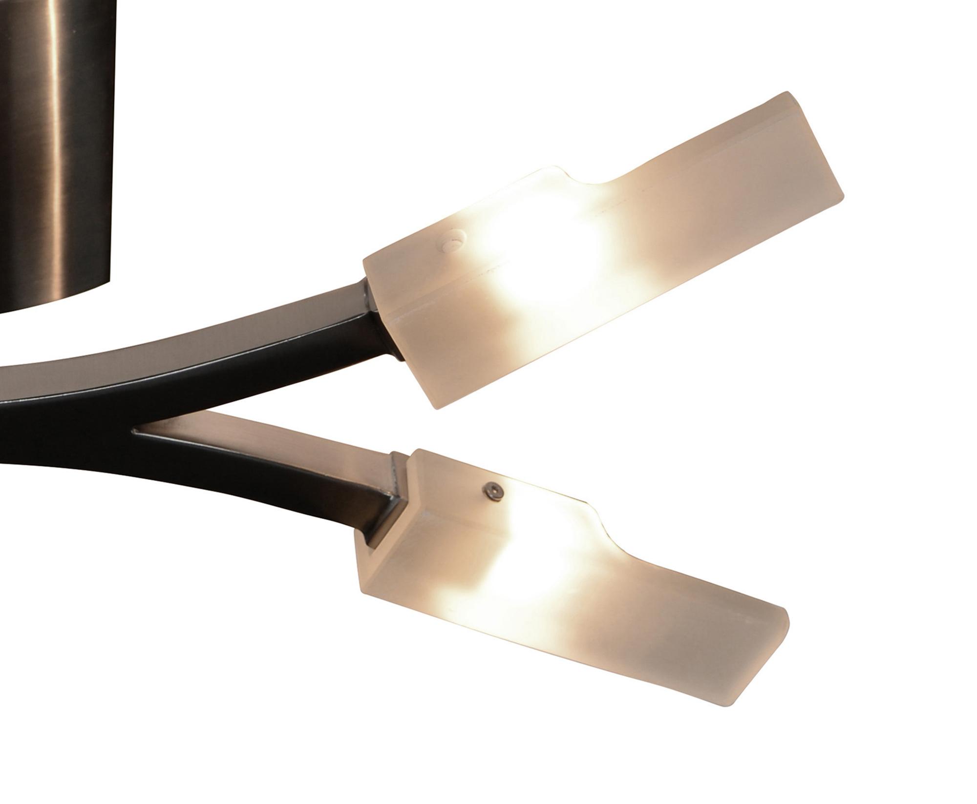 (0037 004) Arco 47cm Ceiling 4 Light G9, Satin Nickel