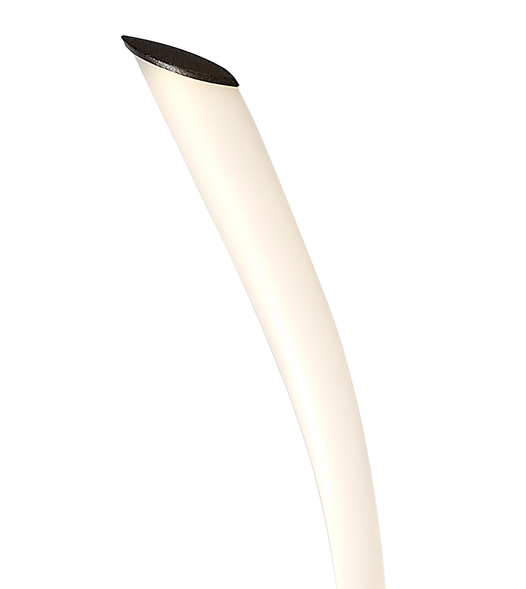 Armonia Floor Lamp, 30W LED, 3000K, 2250lm, Titanium/Frosted Acrylic, 3yrs Warranty