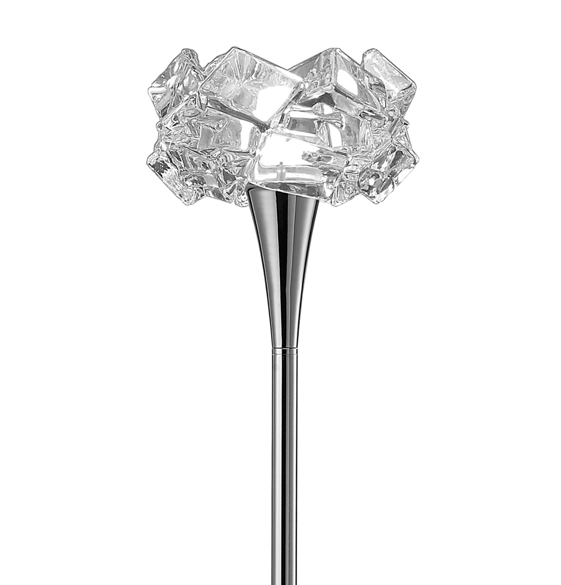 Artic Floor Lamp 1 Light E27, Polished Chrome