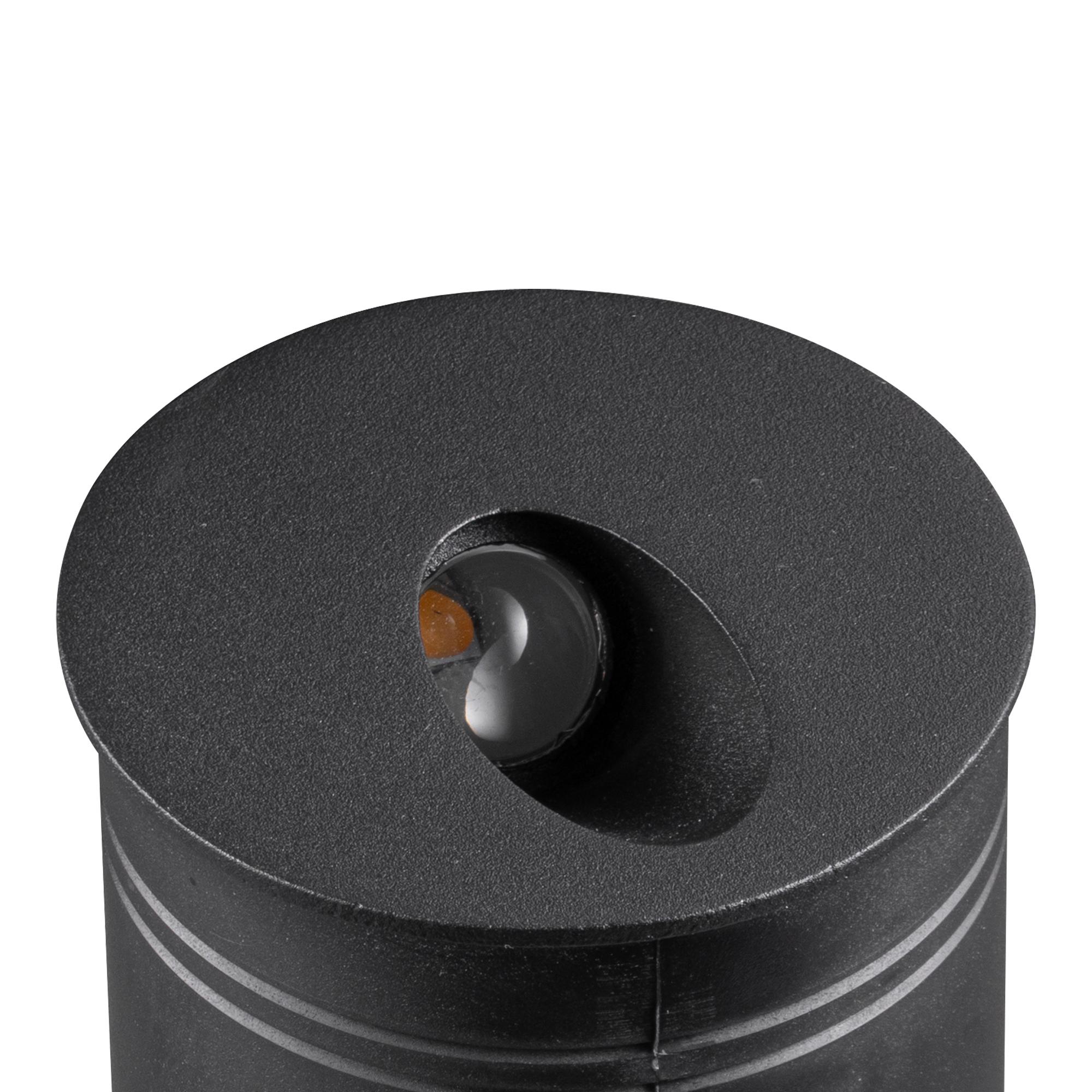 Aspen Recessed Wall Lamp Round Angle