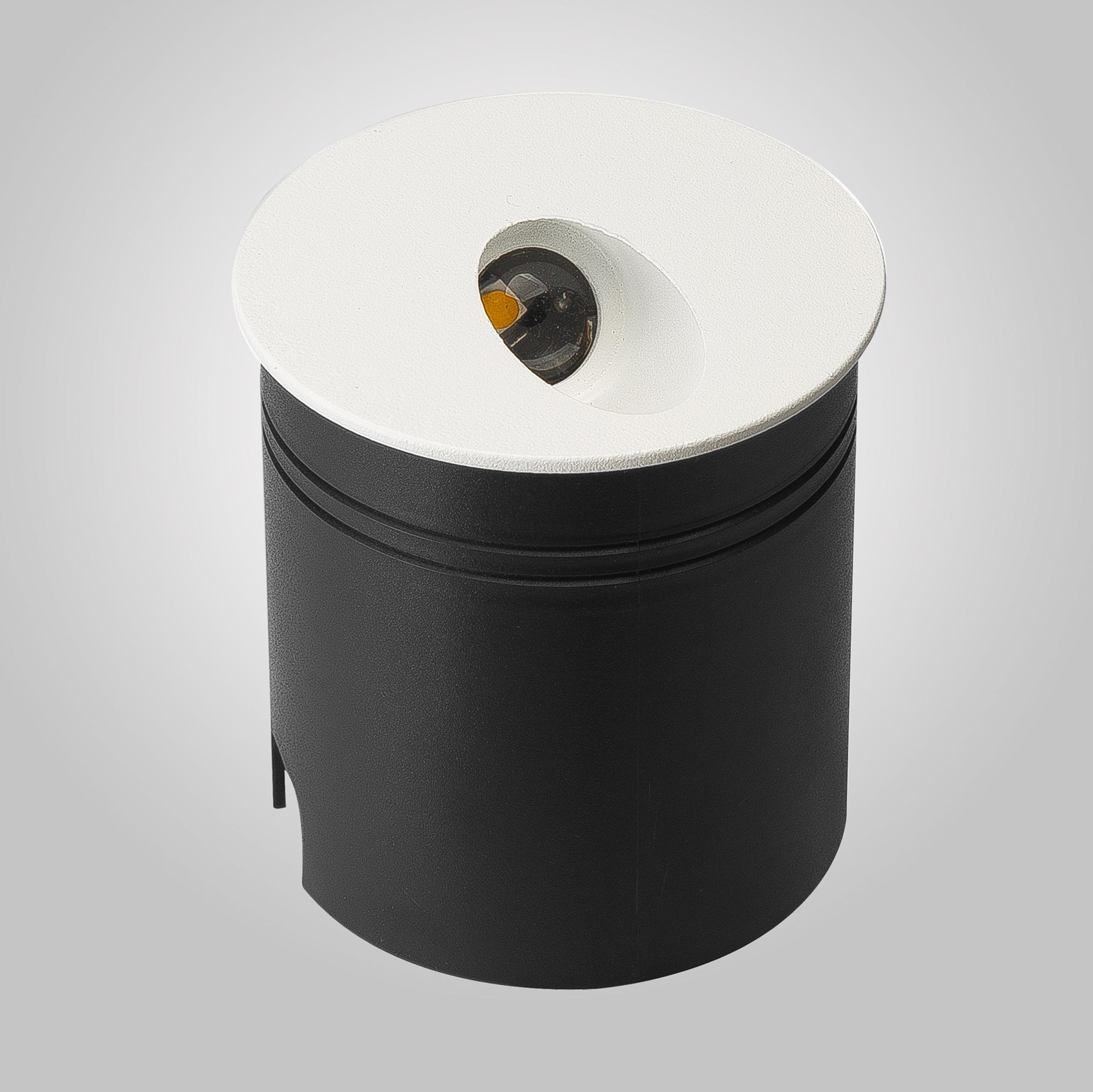 Aspen Recessed Wall Lamp Round Angle