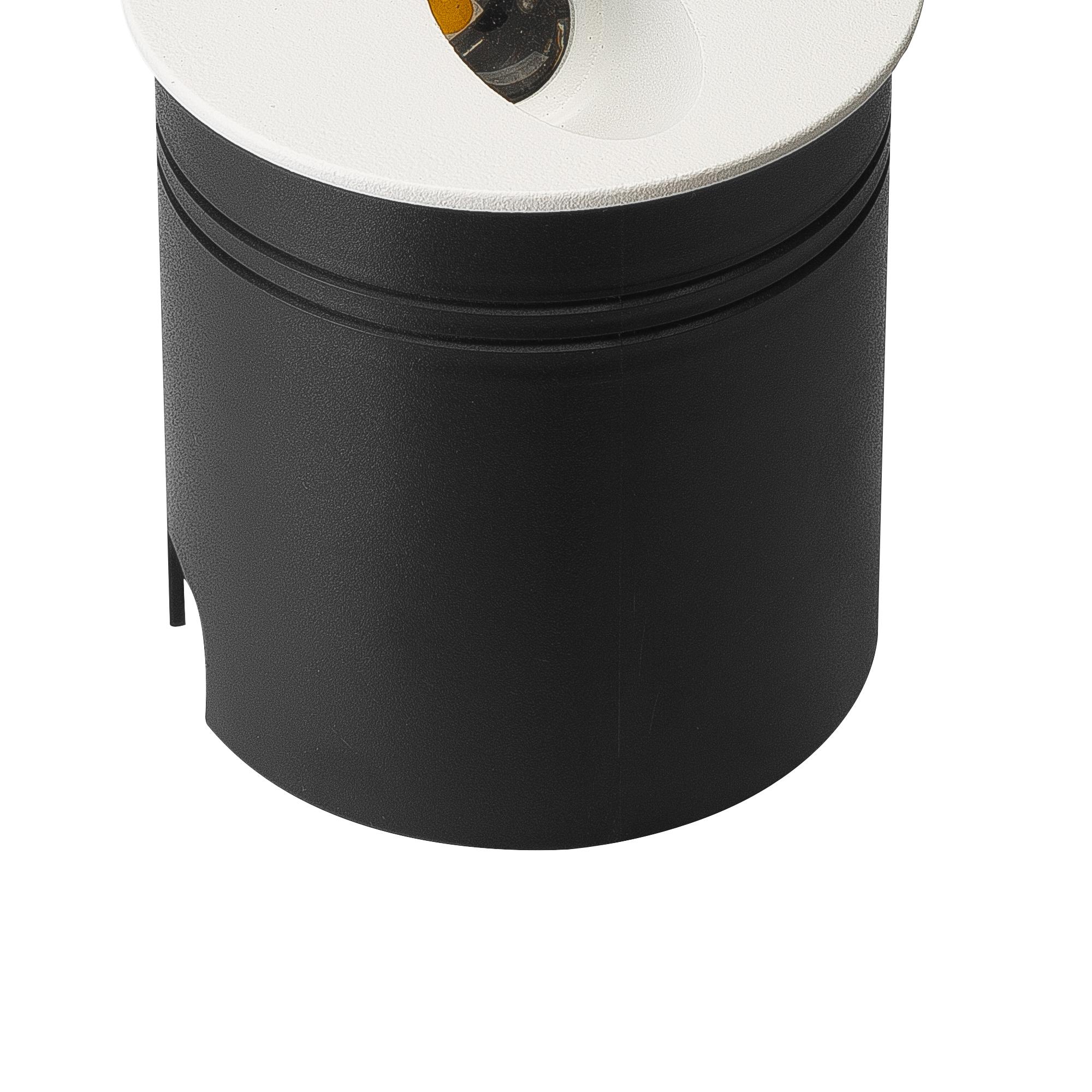 Aspen Recessed Wall Lamp Round Angle