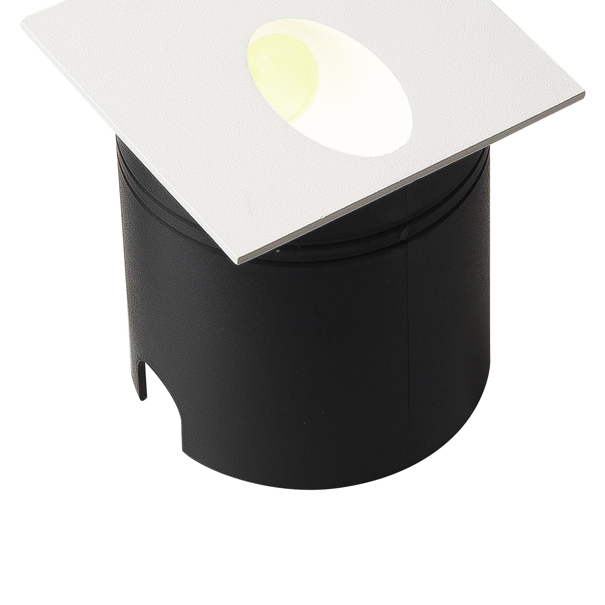 Aspen Recessed Wall Lamp Square Angled