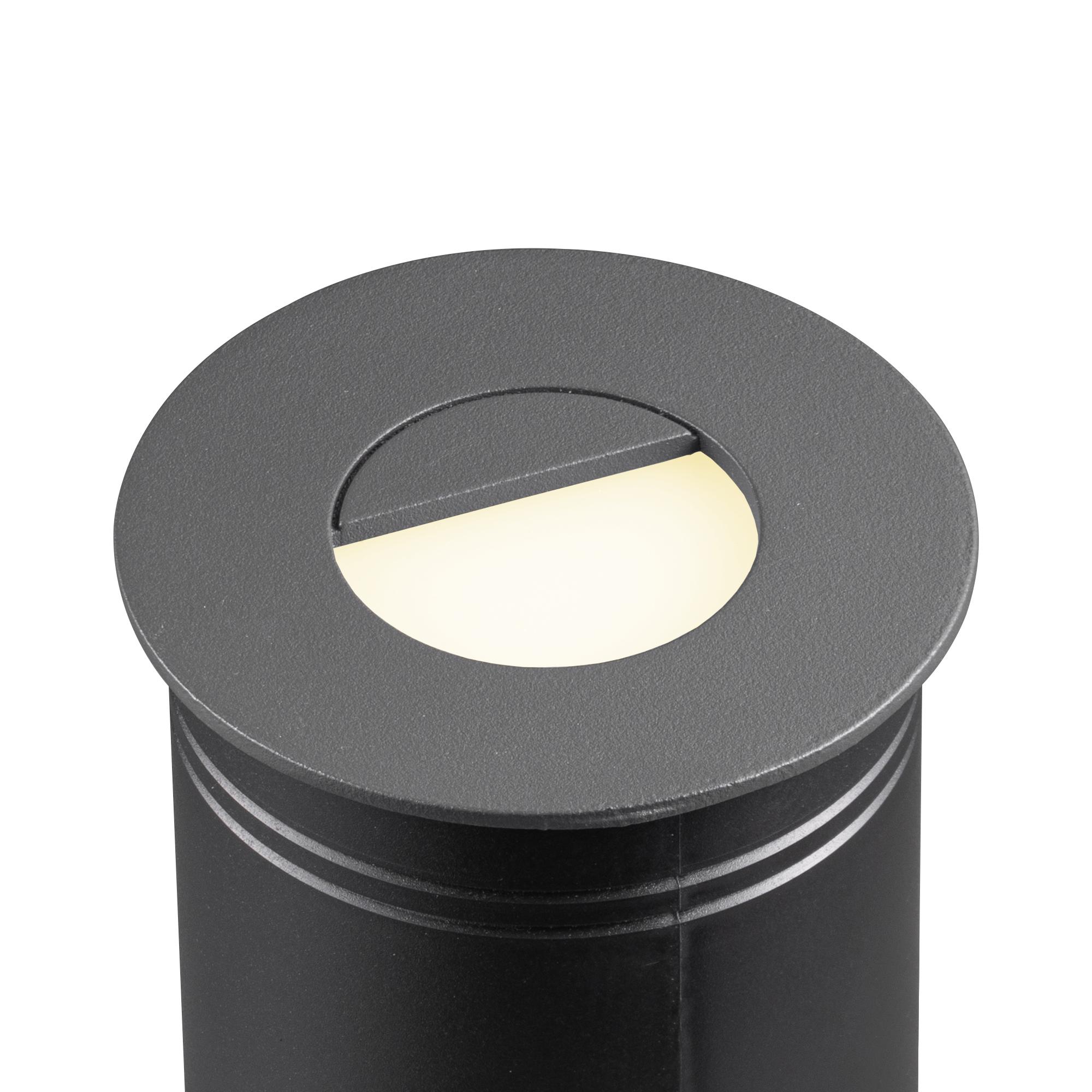 Aspen Recessed Wall Lamp Round Eyelid